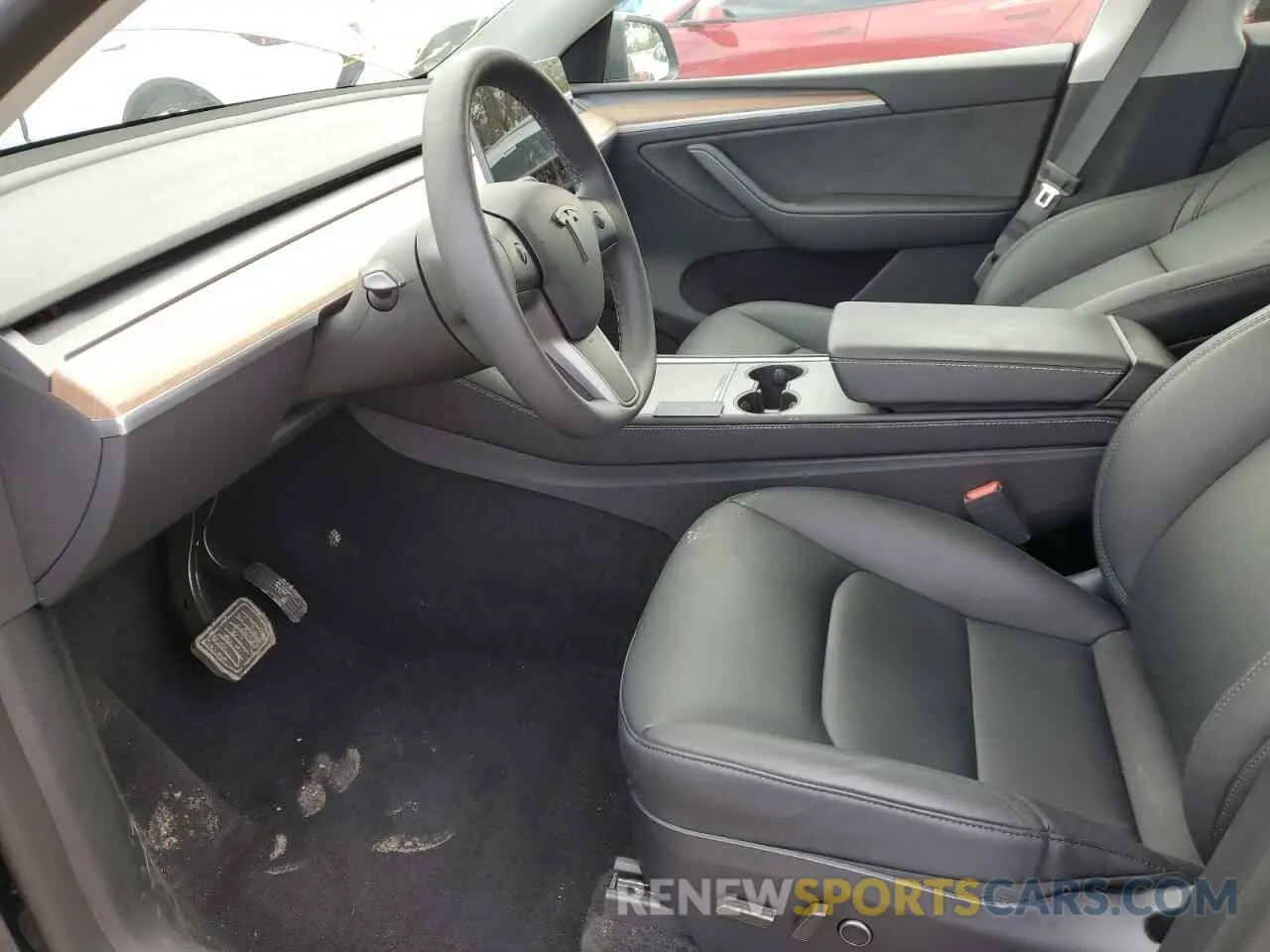 7 fotografías del automóvil dañado 7SAYGDED1RA321691 TESLA MODEL Y 2024