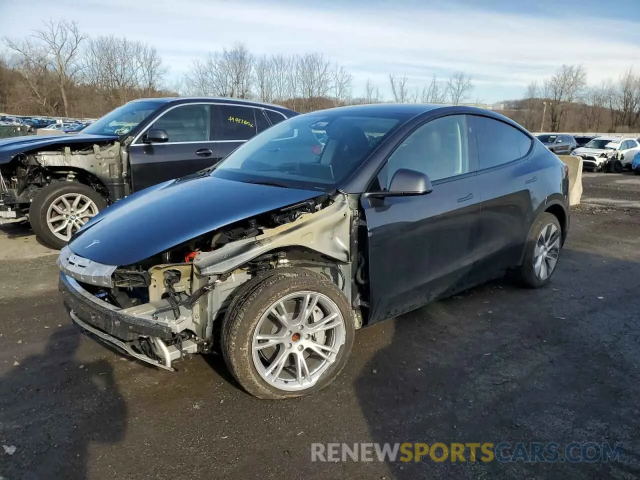 1 fotografías del automóvil dañado 7SAYGDED1RF016792 TESLA MODEL Y 2024