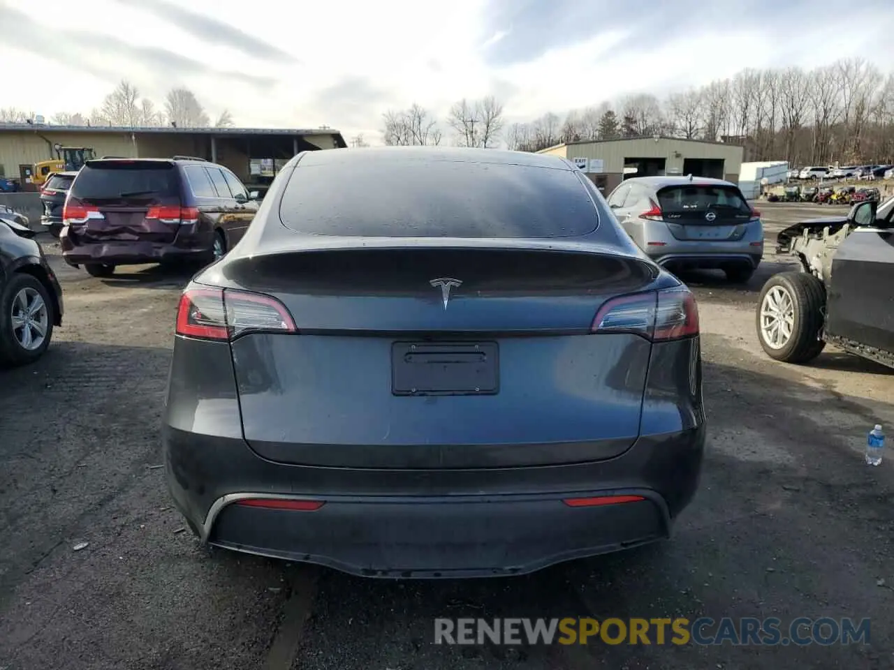 6 fotografías del automóvil dañado 7SAYGDED1RF016792 TESLA MODEL Y 2024