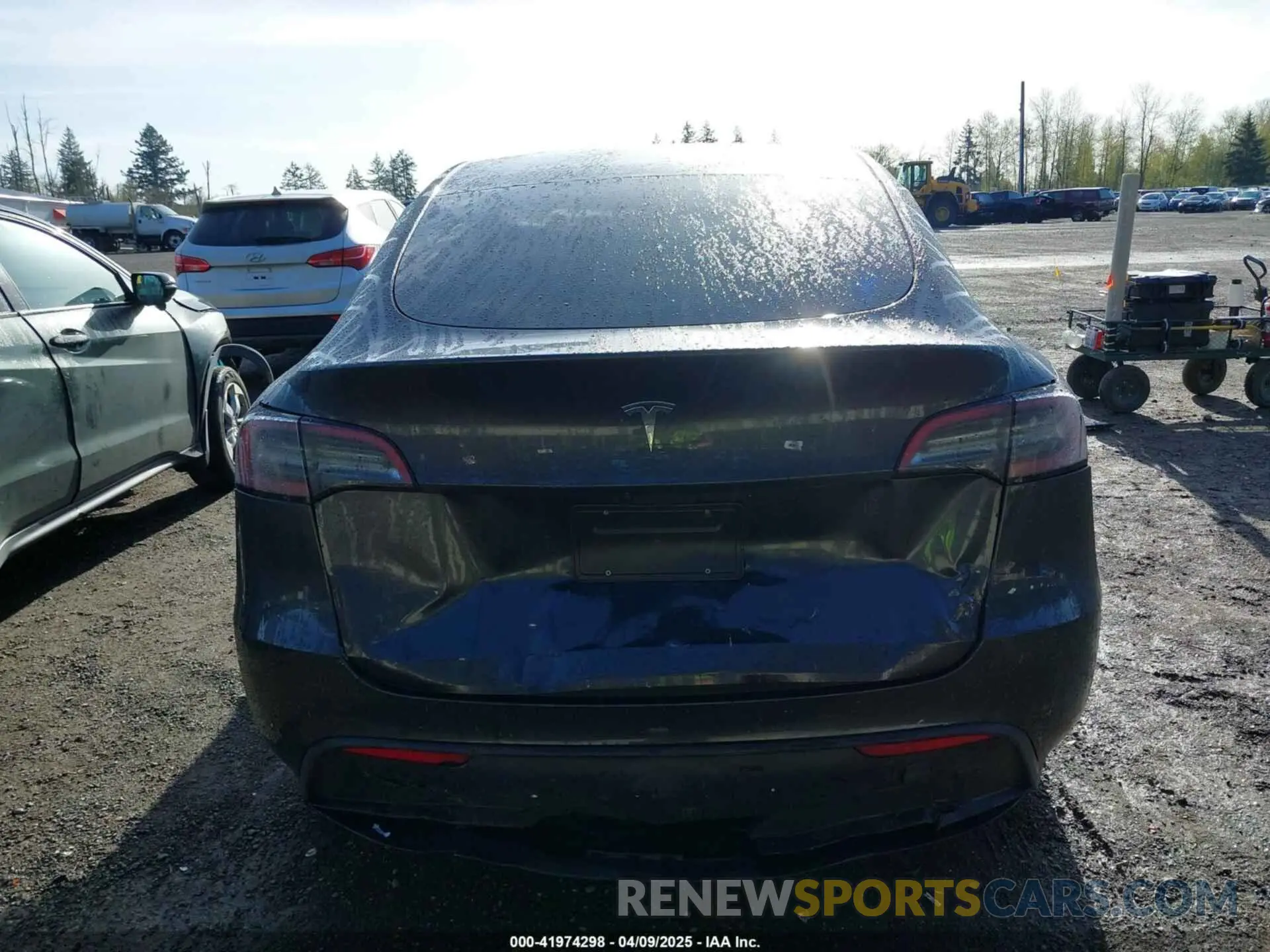 15 fotografías del automóvil dañado 7SAYGDED1RF056306 TESLA MODEL Y 2024