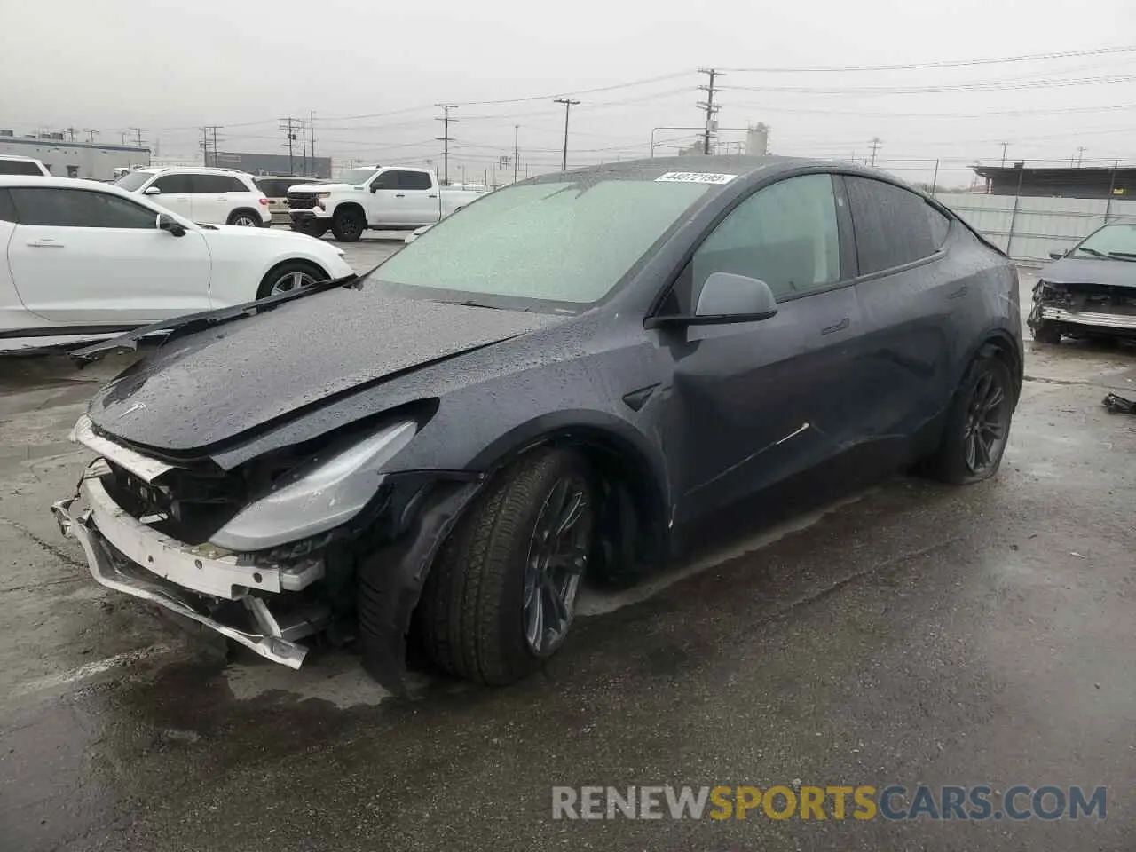 1 fotografías del automóvil dañado 7SAYGDED1RF098054 TESLA MODEL Y 2024