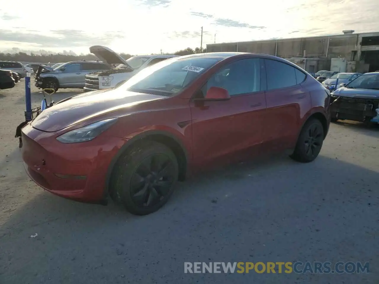 1 fotografías del automóvil dañado 7SAYGDED1RF132705 TESLA MODEL Y 2024
