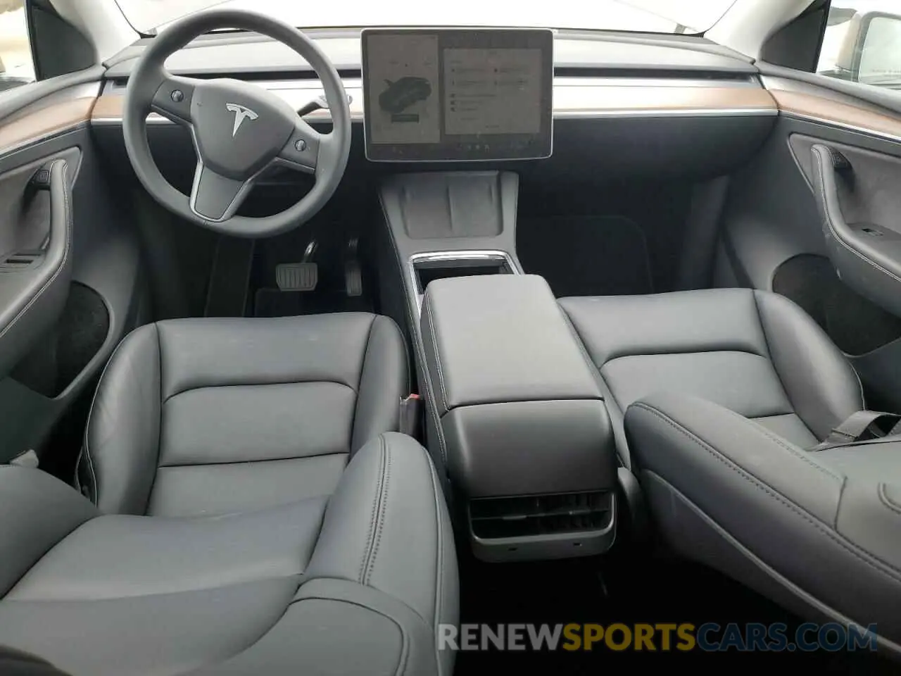 8 fotografías del automóvil dañado 7SAYGDED1RF177417 TESLA MODEL Y 2024