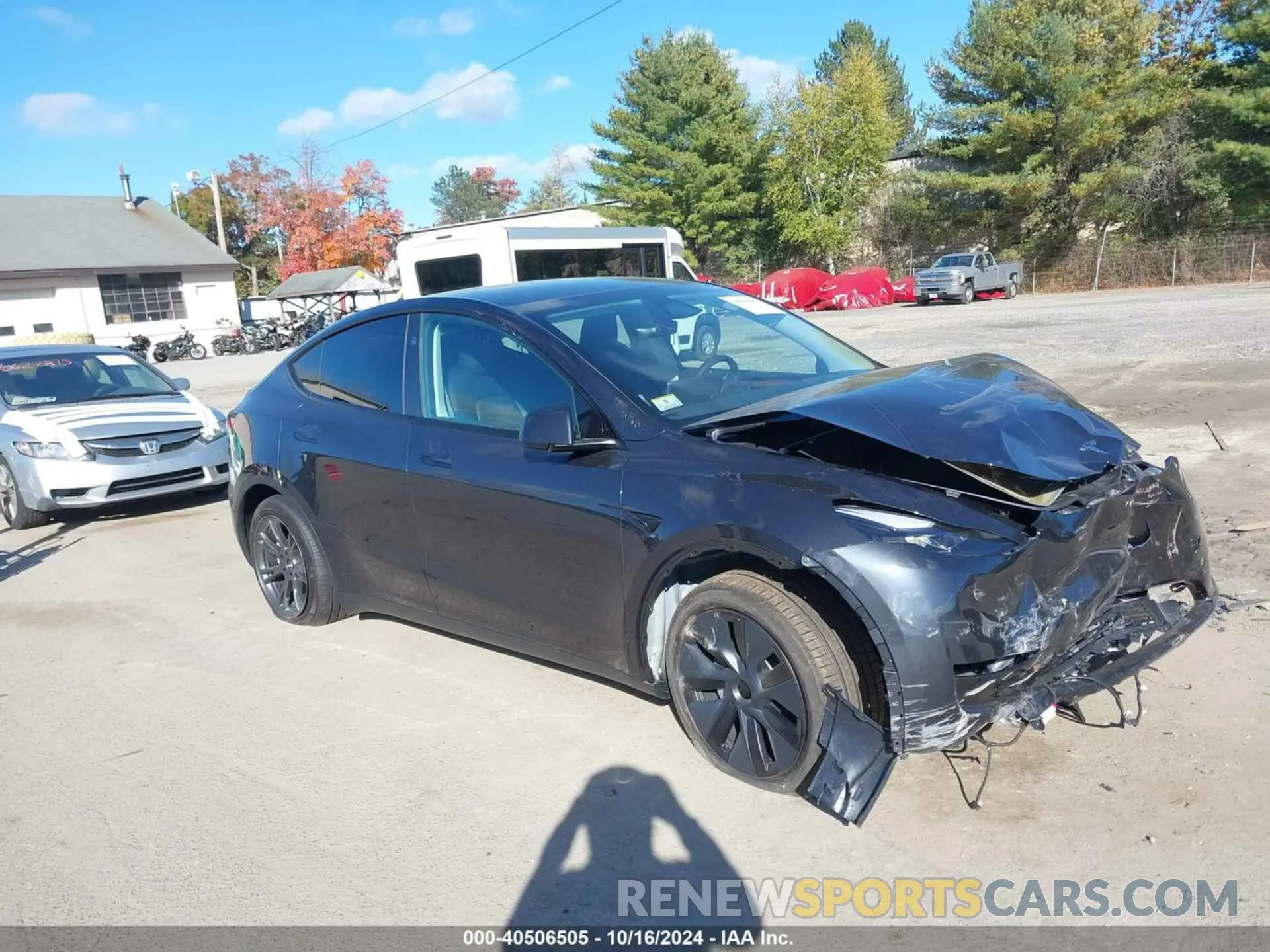 1 fotografías del automóvil dañado 7SAYGDED1RF193617 TESLA MODEL Y 2024