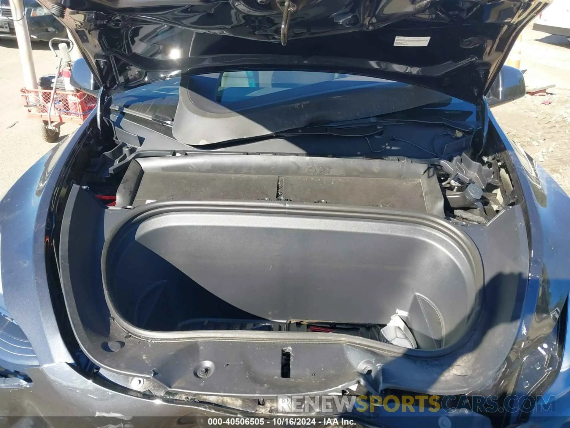10 fotografías del automóvil dañado 7SAYGDED1RF193617 TESLA MODEL Y 2024