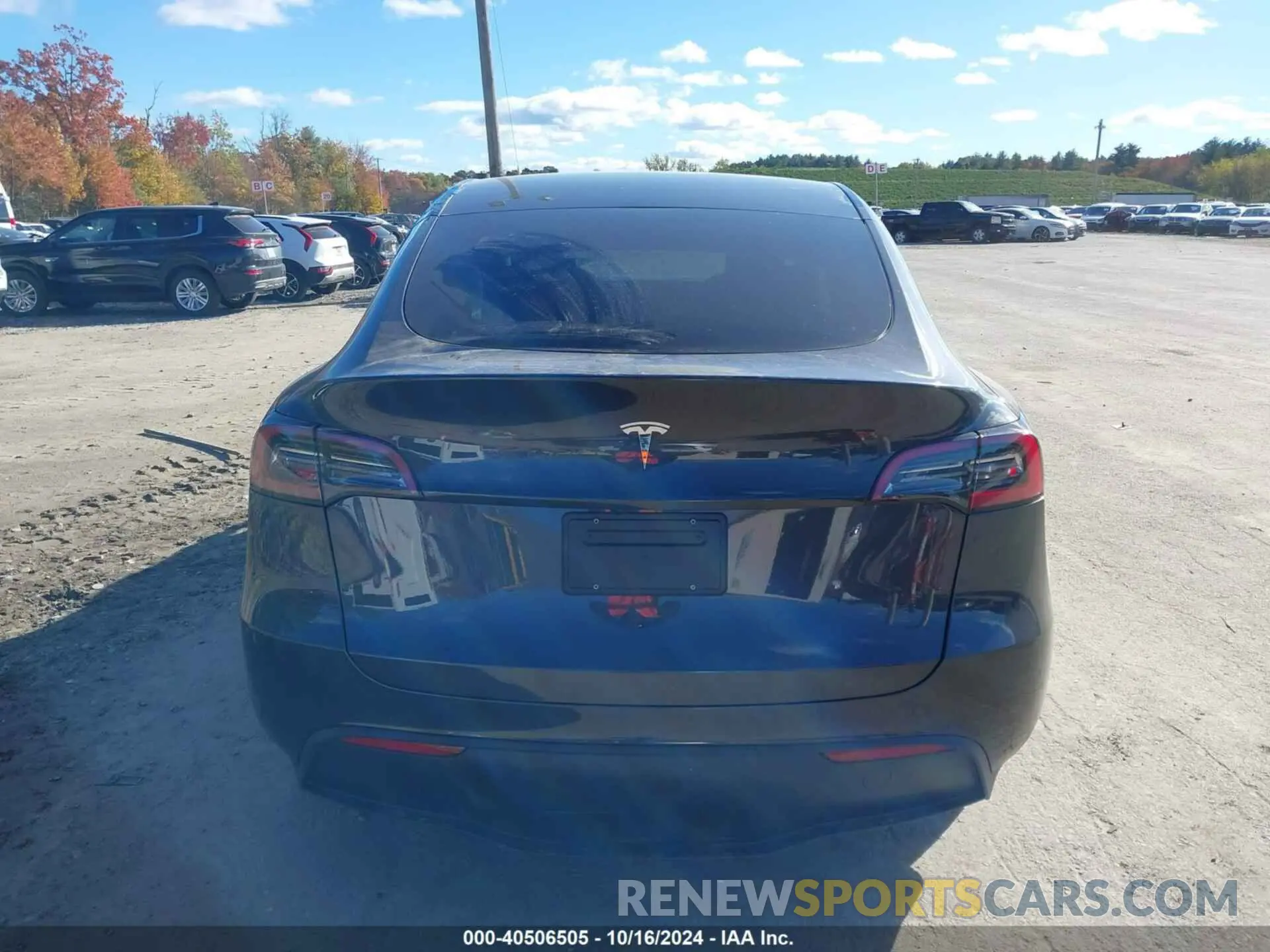 17 fotografías del automóvil dañado 7SAYGDED1RF193617 TESLA MODEL Y 2024
