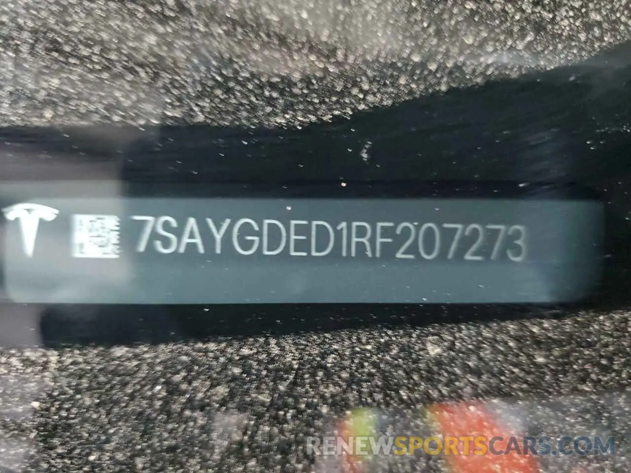 14 fotografías del automóvil dañado 7SAYGDED1RF207273 TESLA MODEL Y 2024