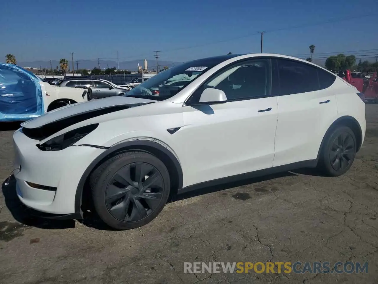 1 fotografías del automóvil dañado 7SAYGDED1RF212974 TESLA MODEL Y 2024