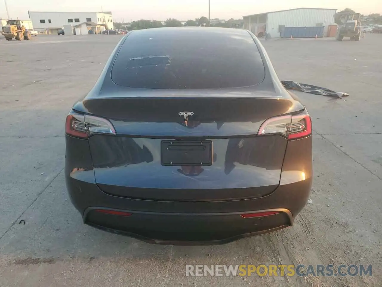6 fotografías del automóvil dañado 7SAYGDED2RA322753 TESLA MODEL Y 2024