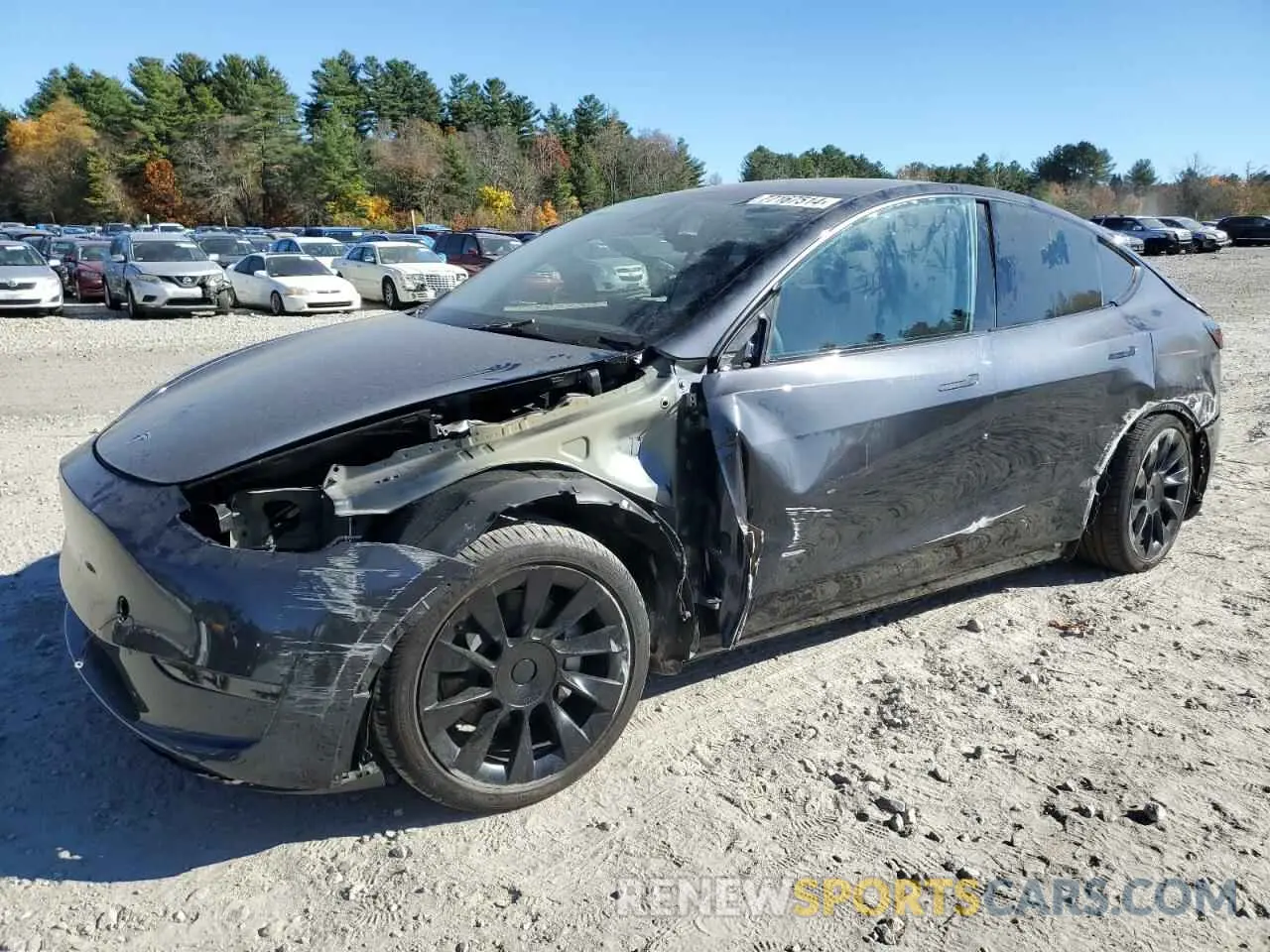 1 fotografías del automóvil dañado 7SAYGDED2RF018759 TESLA MODEL Y 2024