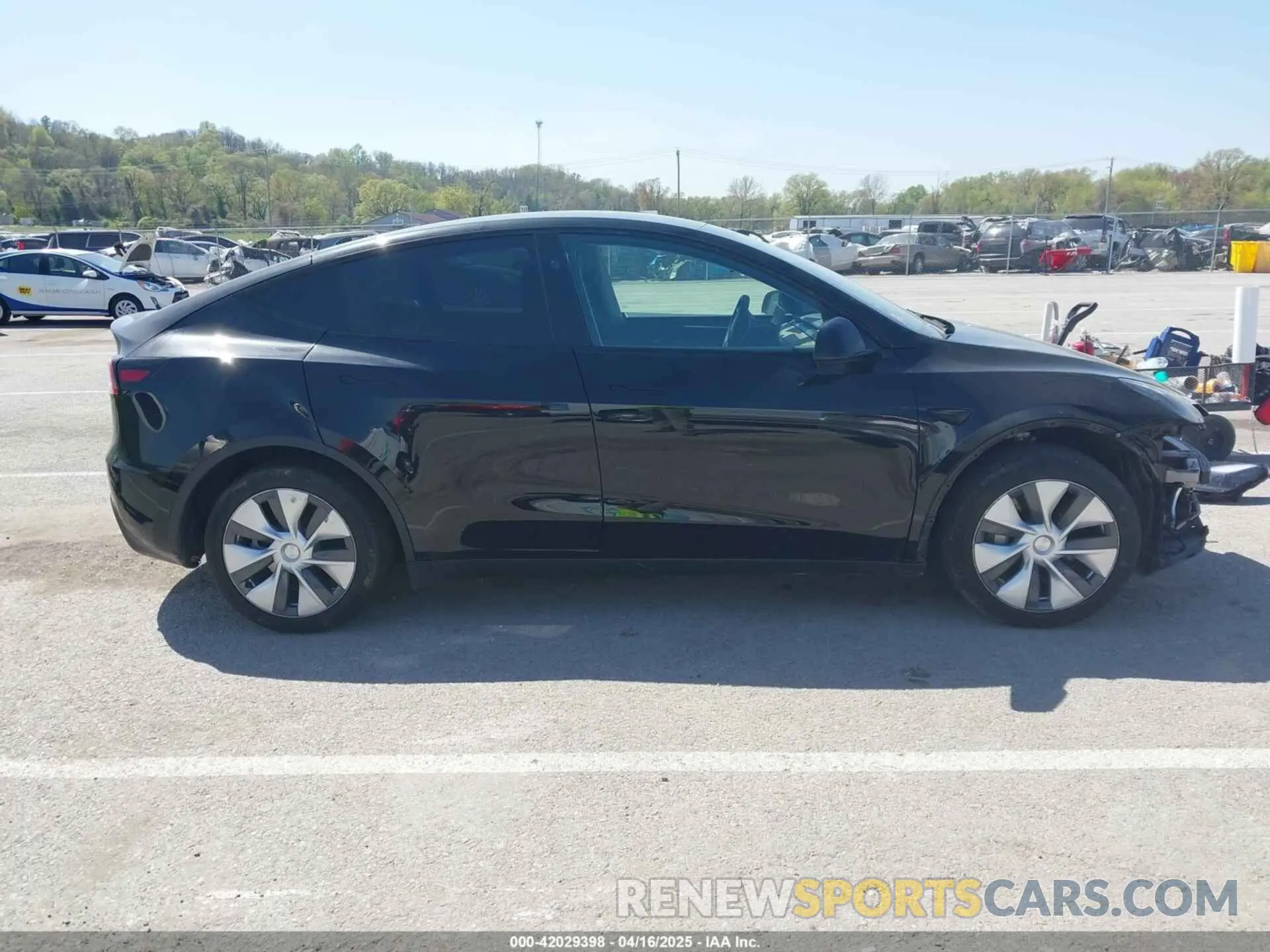 14 fotografías del automóvil dañado 7SAYGDED2RF089105 TESLA MODEL Y 2024