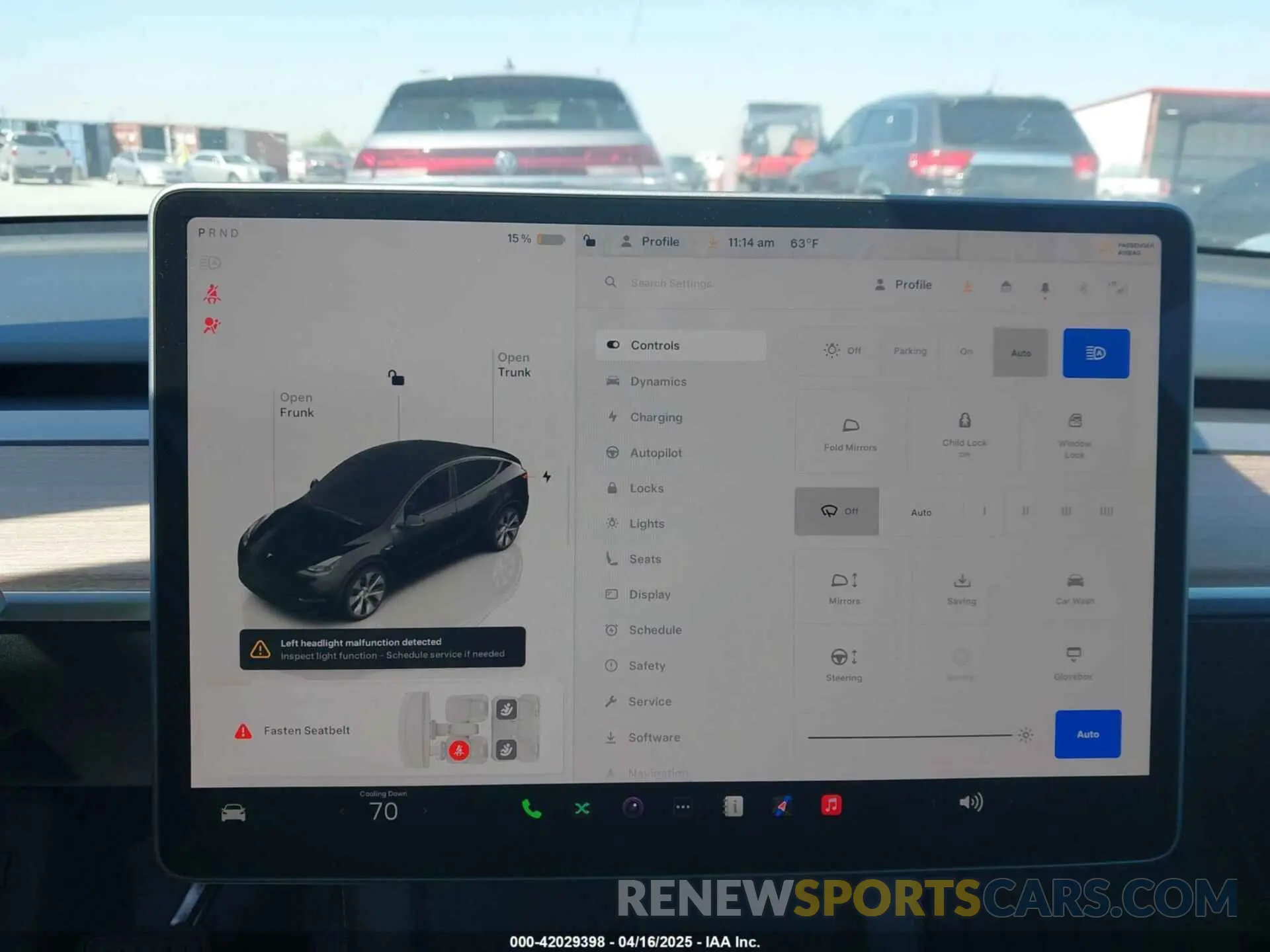 18 fotografías del automóvil dañado 7SAYGDED2RF089105 TESLA MODEL Y 2024