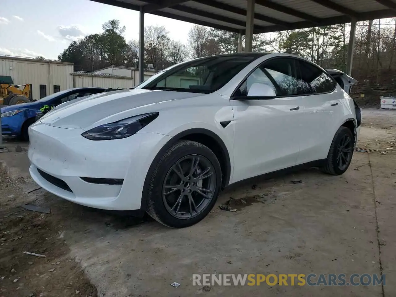 1 fotografías del automóvil dañado 7SAYGDED2RF097382 TESLA MODEL Y 2024