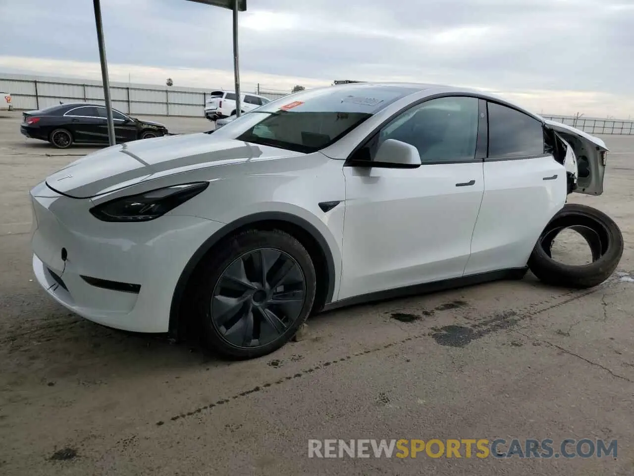 1 fotografías del automóvil dañado 7SAYGDED2RF155992 TESLA MODEL Y 2024