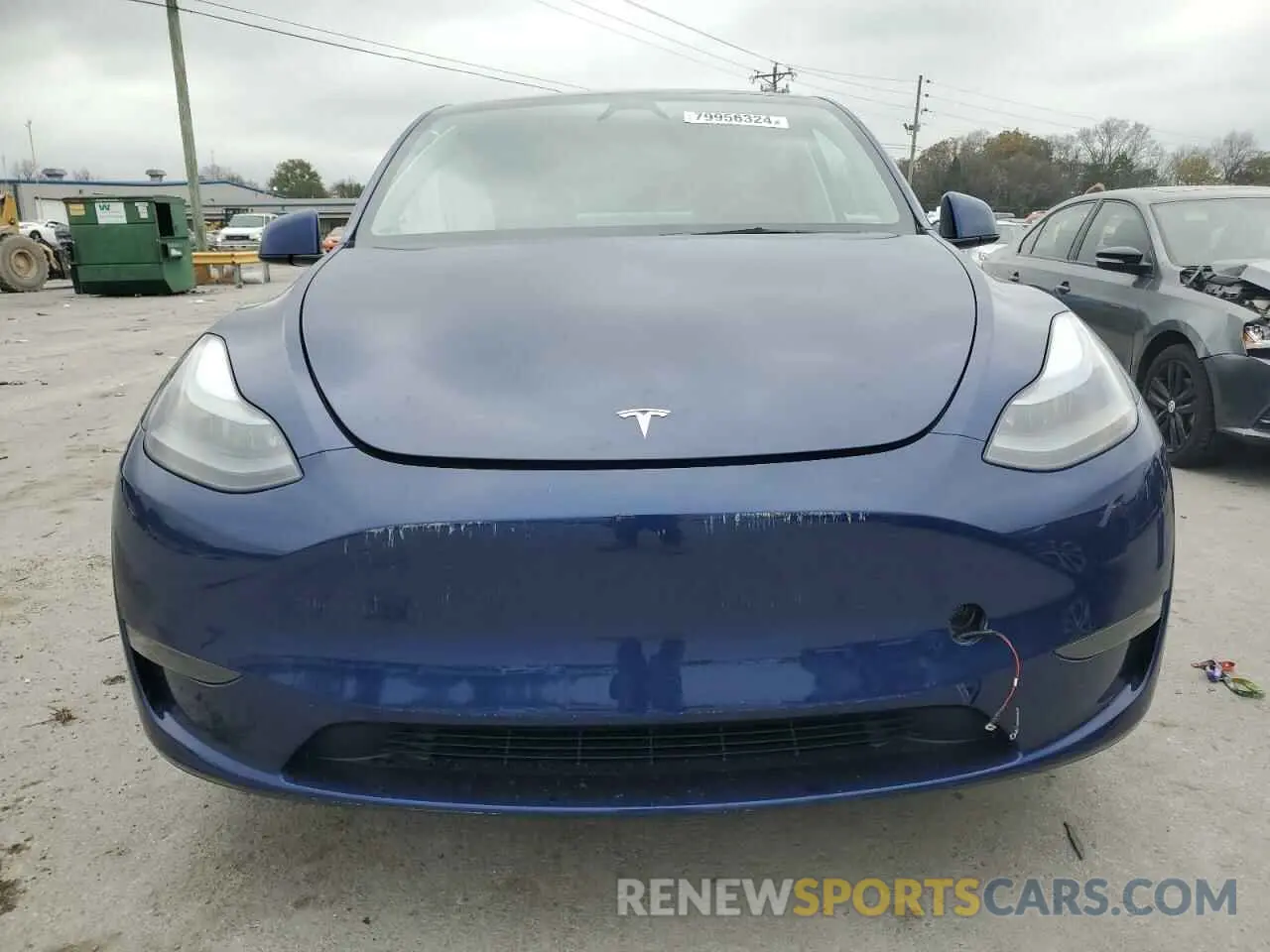 5 fotografías del automóvil dañado 7SAYGDED3RA326178 TESLA MODEL Y 2024