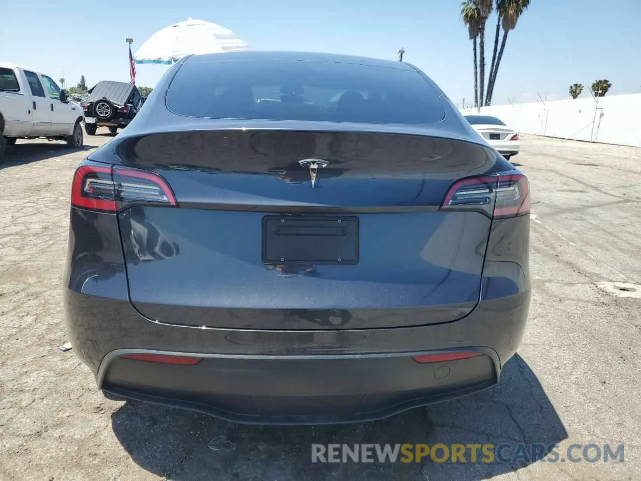 6 fotografías del automóvil dañado 7SAYGDED3RF056131 TESLA MODEL Y 2024