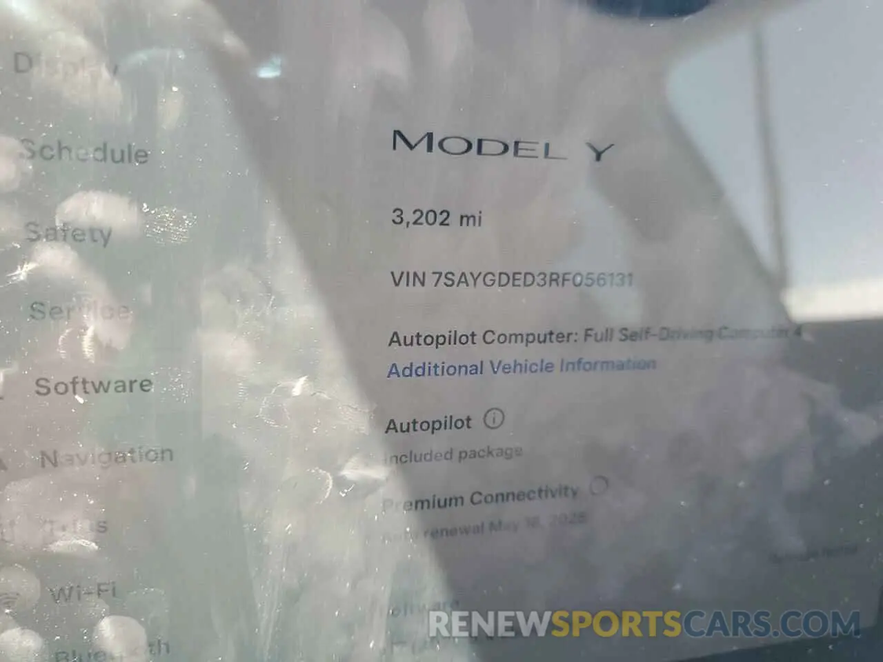 9 fotografías del automóvil dañado 7SAYGDED3RF056131 TESLA MODEL Y 2024