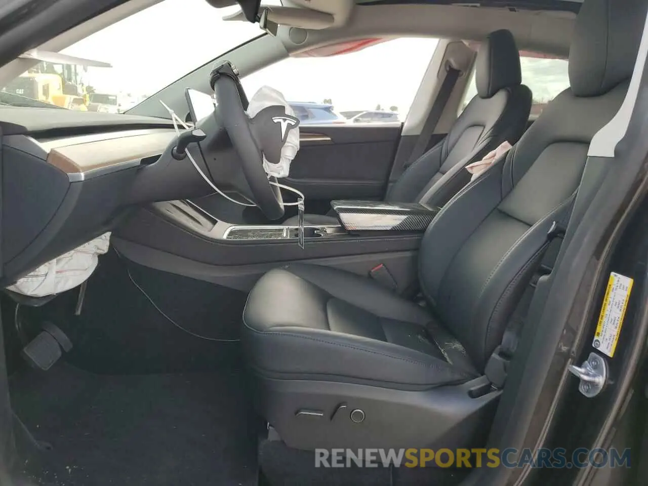 7 fotografías del automóvil dañado 7SAYGDED3RF113041 TESLA MODEL Y 2024