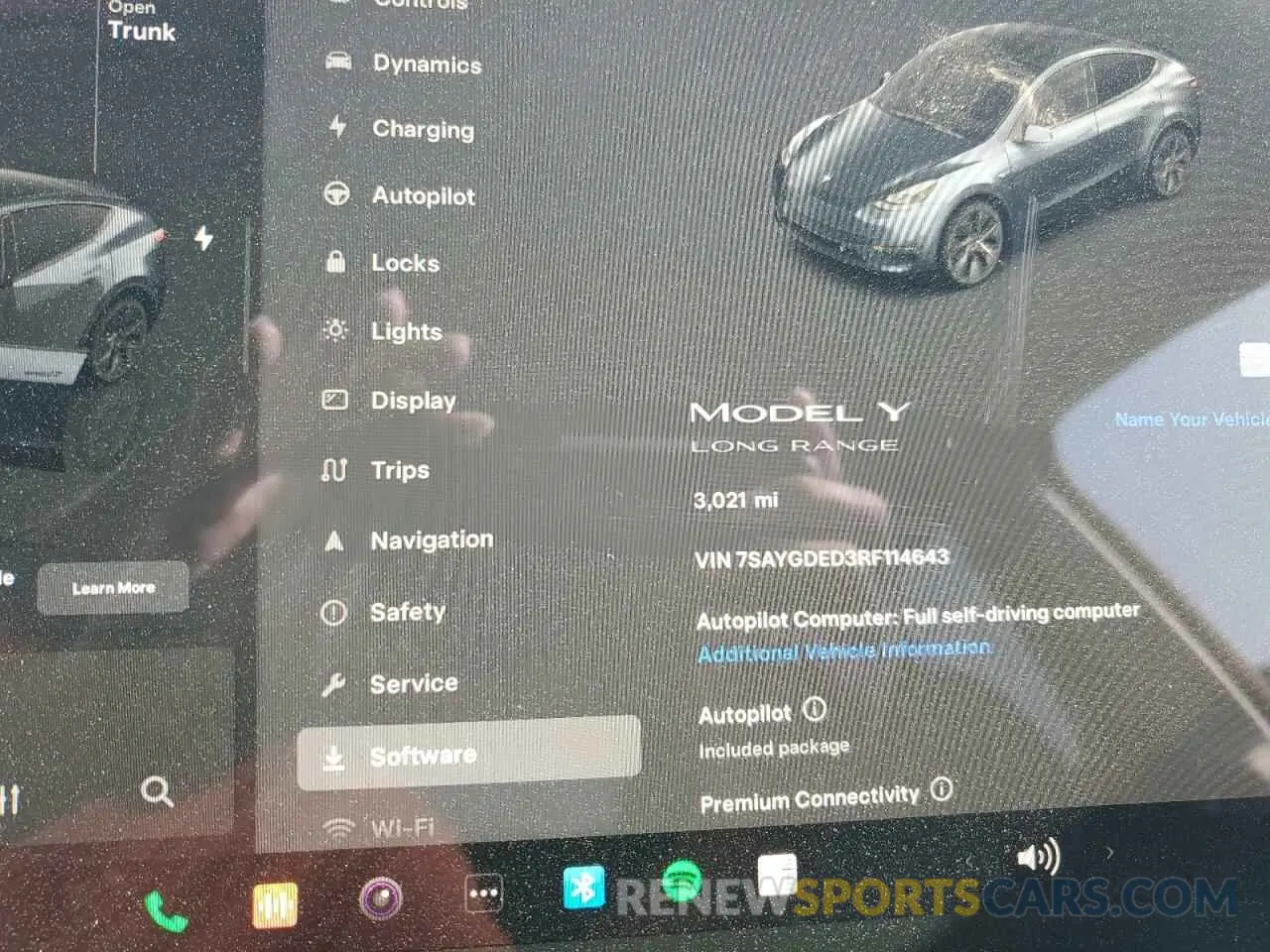 9 fotografías del automóvil dañado 7SAYGDED3RF114643 TESLA MODEL Y 2024