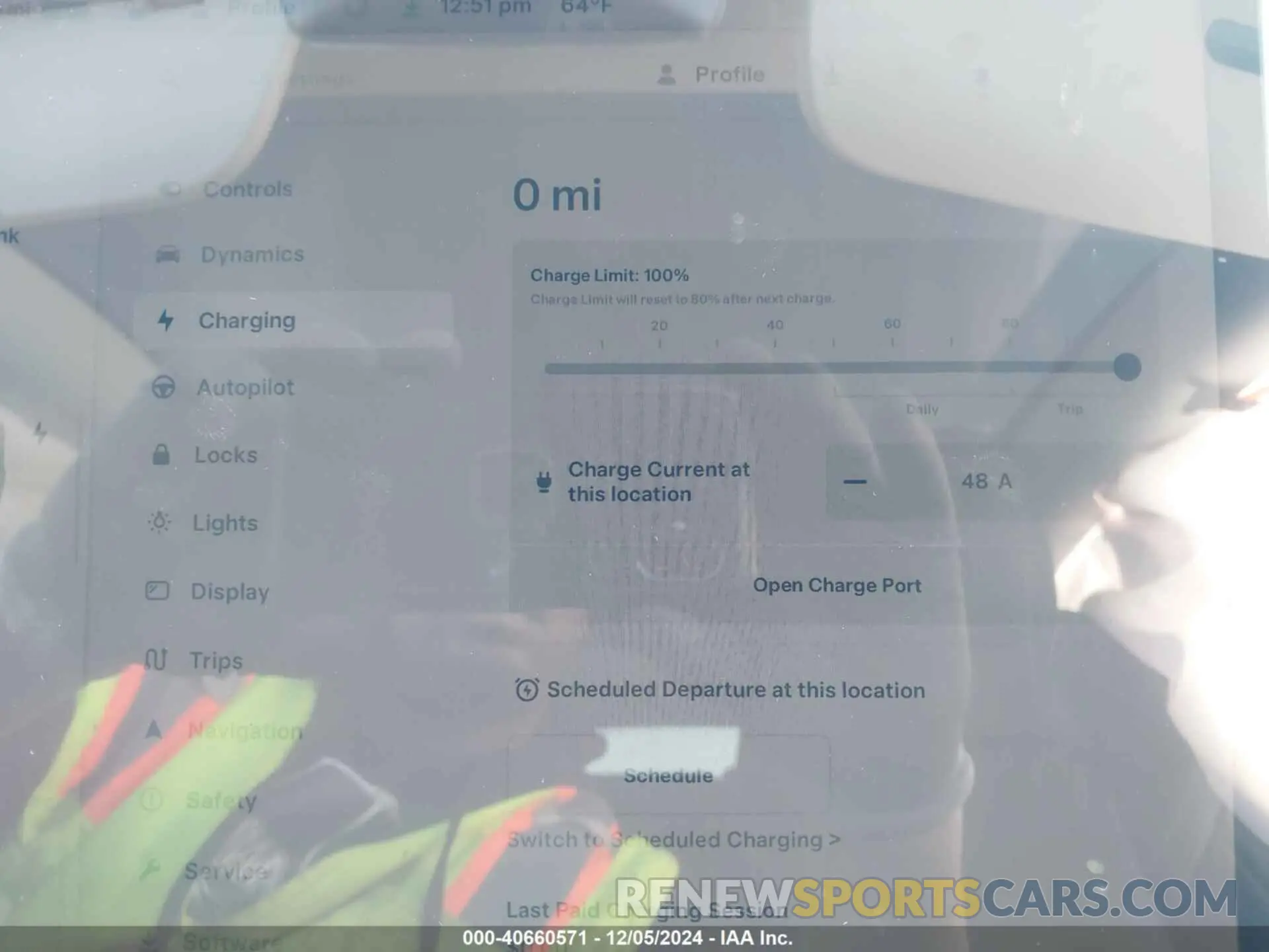 17 fotografías del automóvil dañado 7SAYGDED3RF128476 TESLA MODEL Y 2024