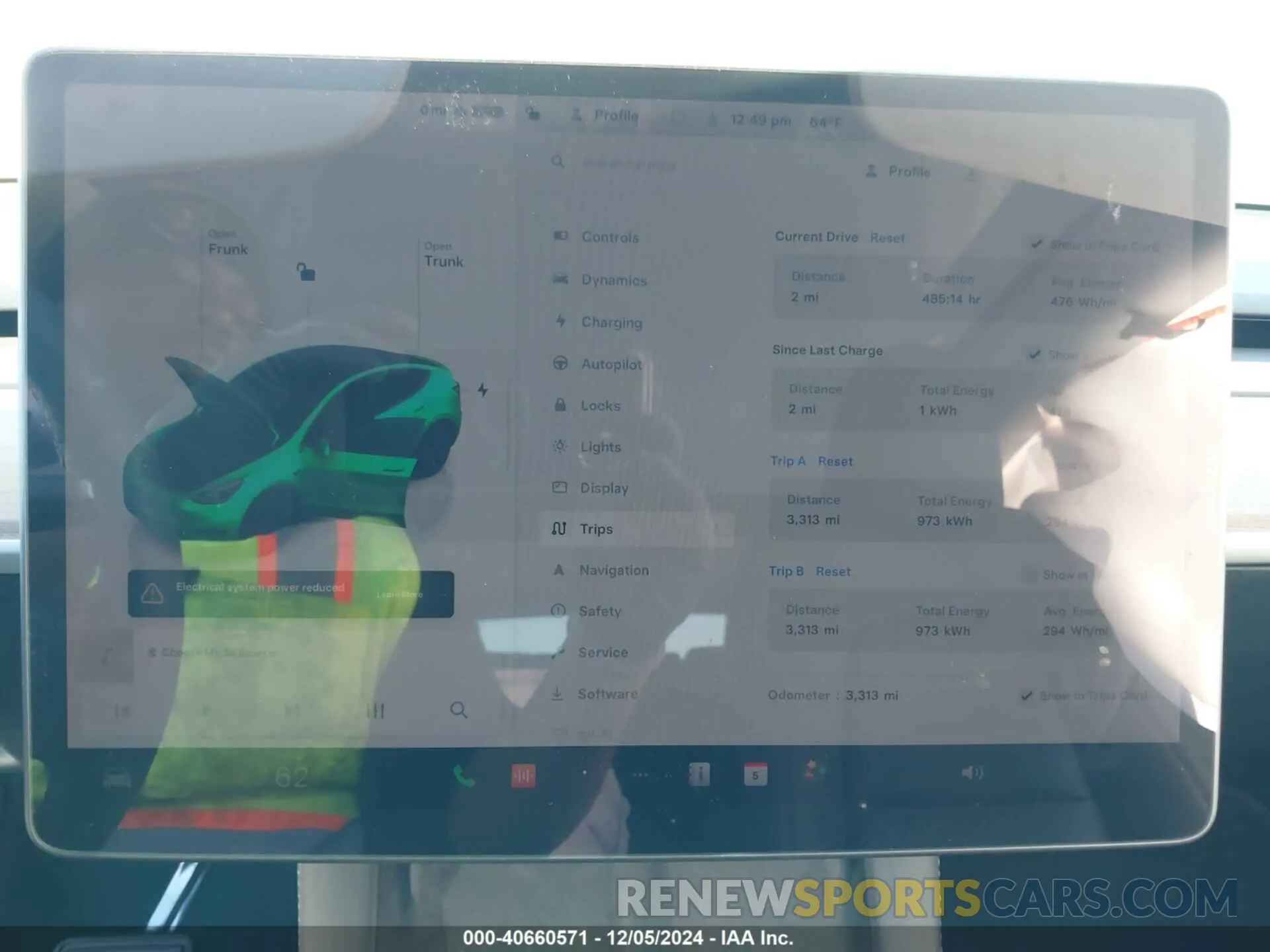 7 fotografías del automóvil dañado 7SAYGDED3RF128476 TESLA MODEL Y 2024