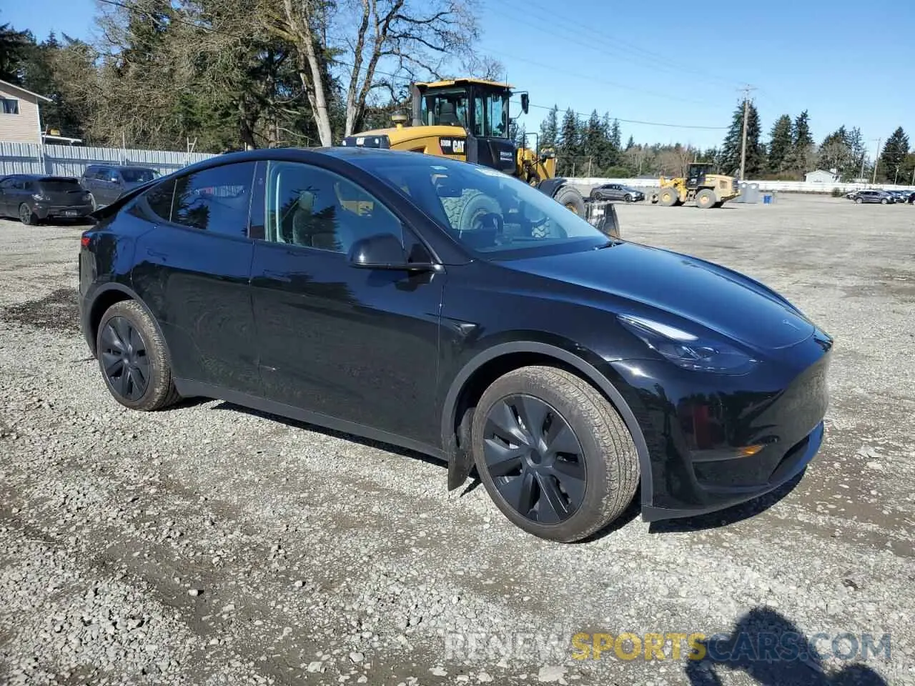 4 fotografías del automóvil dañado 7SAYGDED3RF151577 TESLA MODEL Y 2024