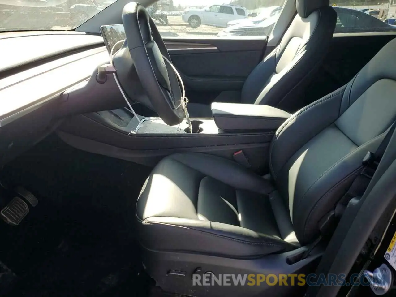 7 fotografías del automóvil dañado 7SAYGDED3RF151577 TESLA MODEL Y 2024