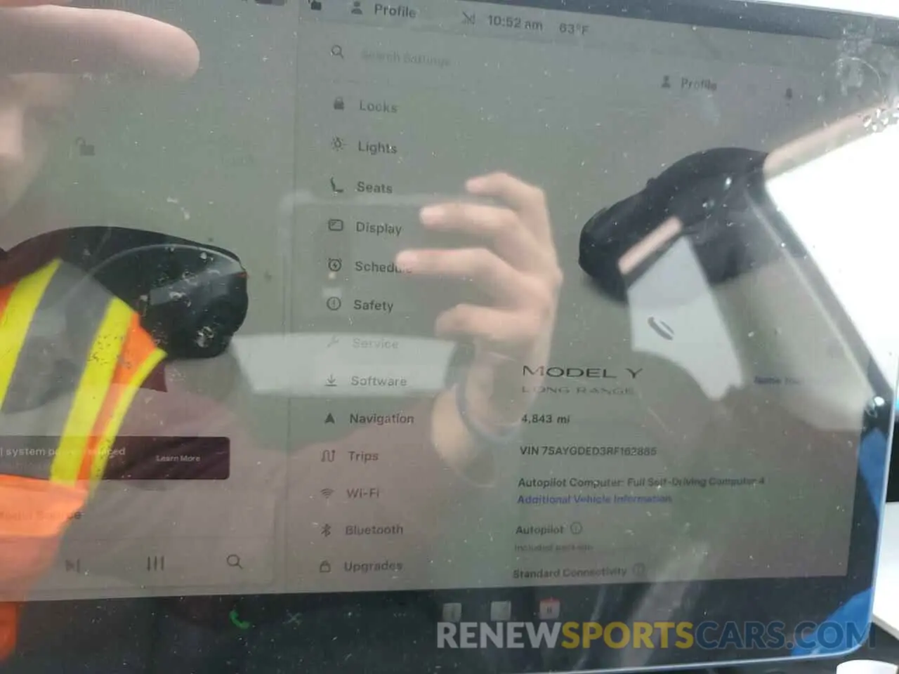 9 fotografías del automóvil dañado 7SAYGDED3RF162885 TESLA MODEL Y 2024