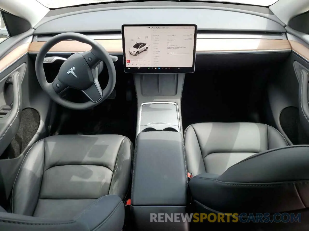 8 fotografías del automóvil dañado 7SAYGDED4RF068286 TESLA MODEL Y 2024