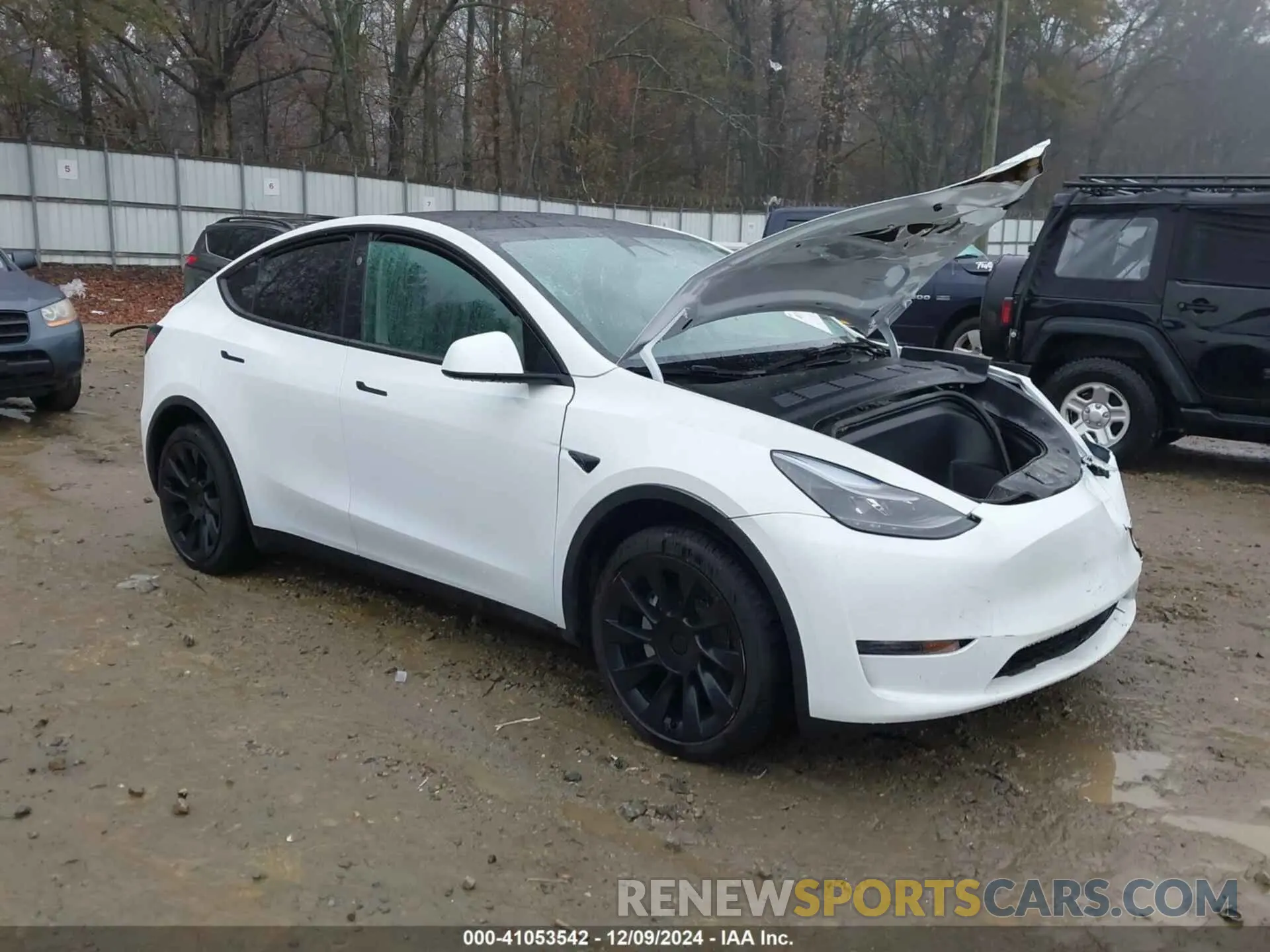 1 fotografías del automóvil dañado 7SAYGDED4RF101092 TESLA MODEL Y 2024