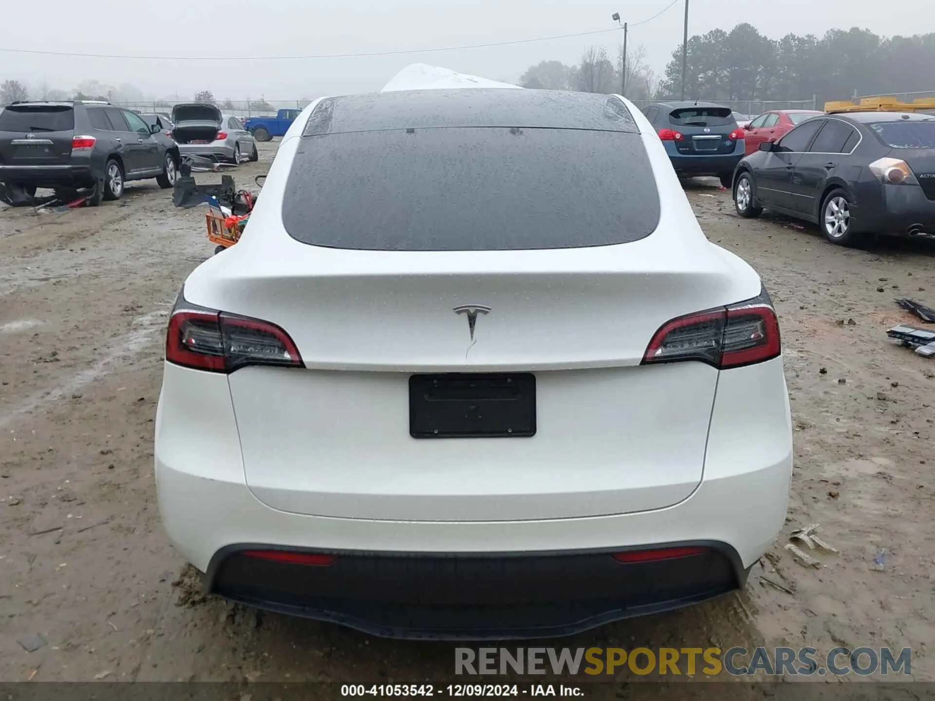 15 fotografías del automóvil dañado 7SAYGDED4RF101092 TESLA MODEL Y 2024