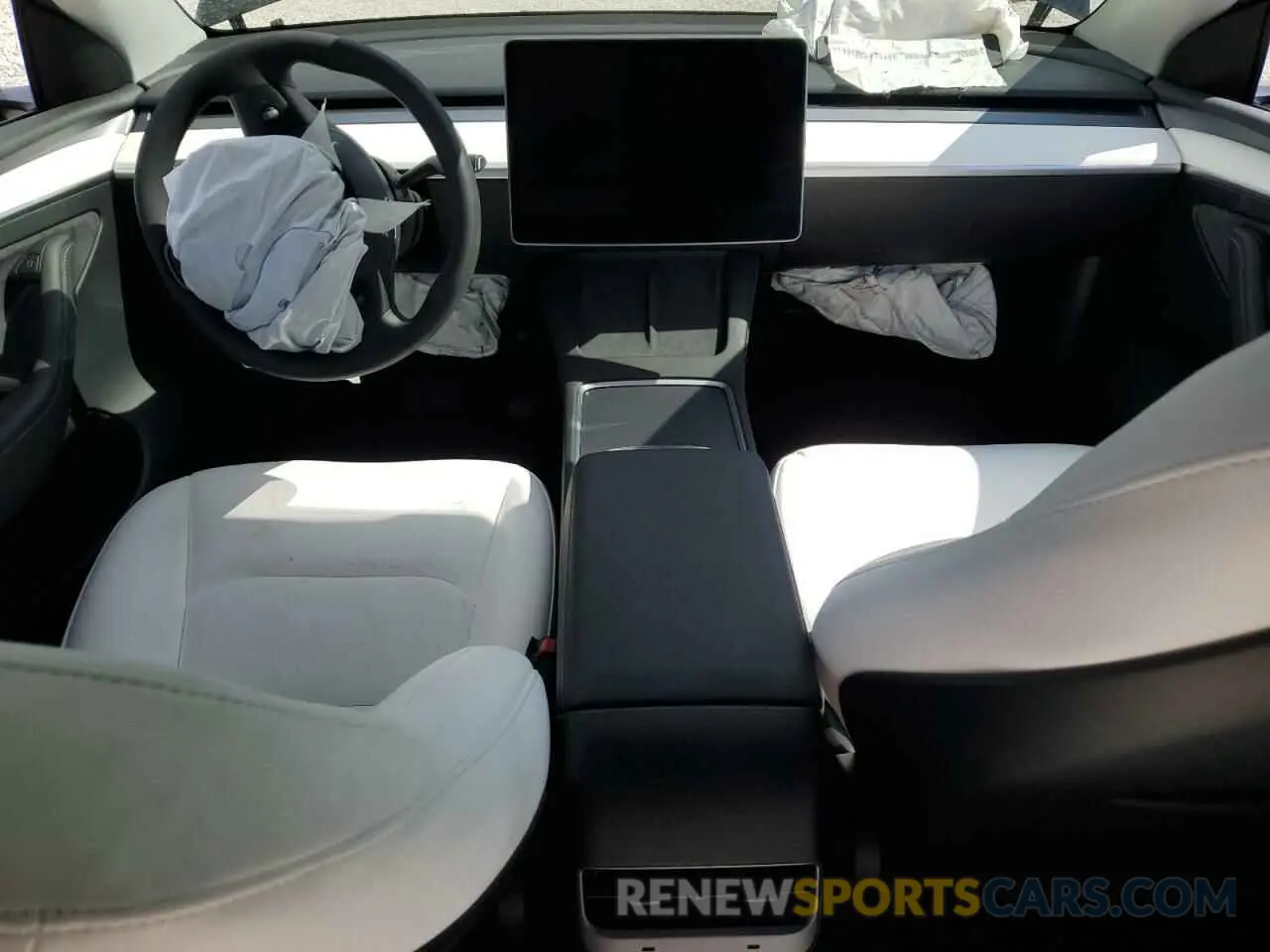 8 fotografías del automóvil dañado 7SAYGDED5RF009277 TESLA MODEL Y 2024