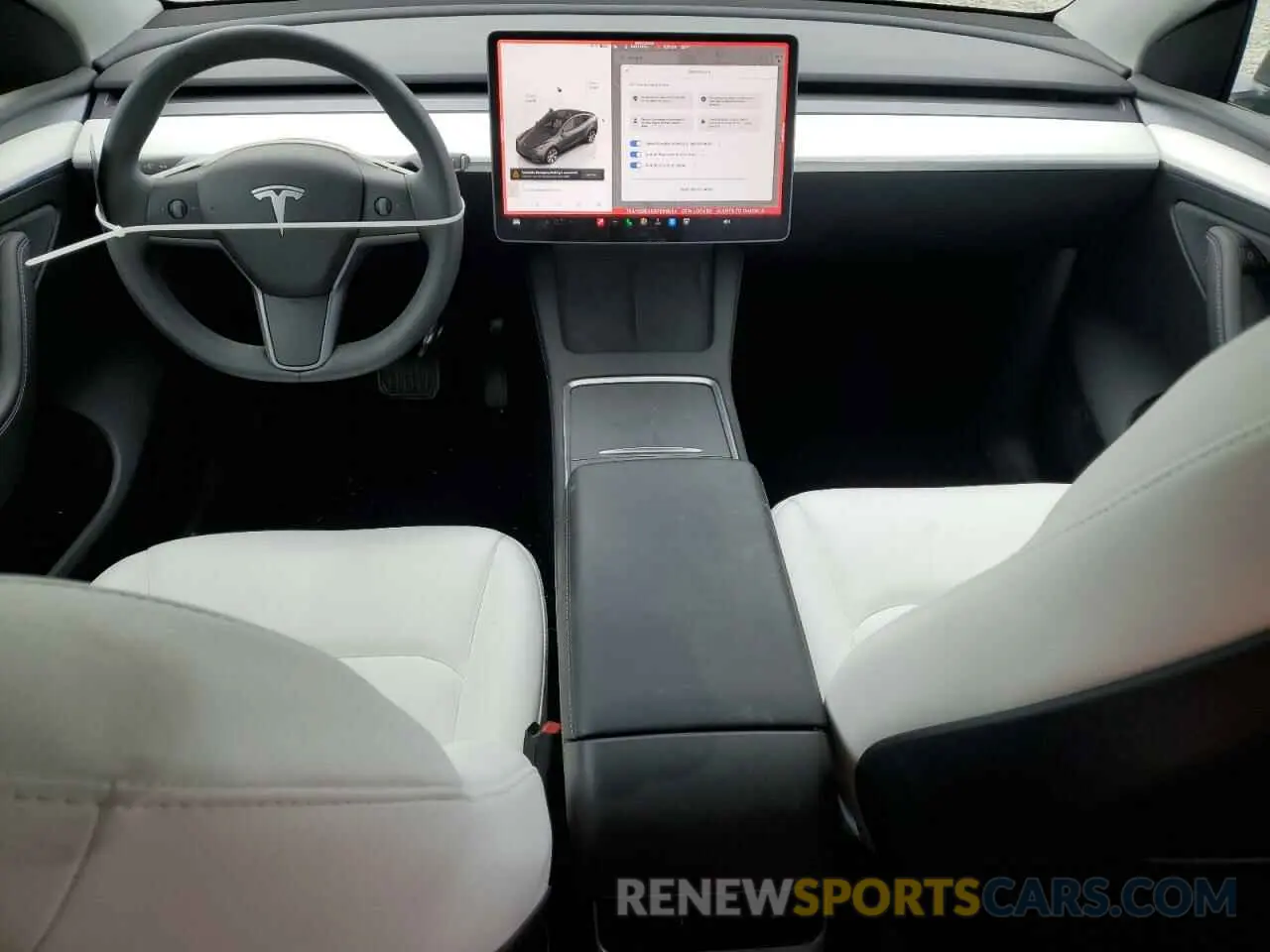 8 fotografías del automóvil dañado 7SAYGDED5RF009554 TESLA MODEL Y 2024