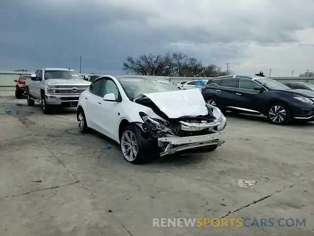 11 fotografías del automóvil dañado 7SAYGDED5RF045017 TESLA MODEL Y 2024