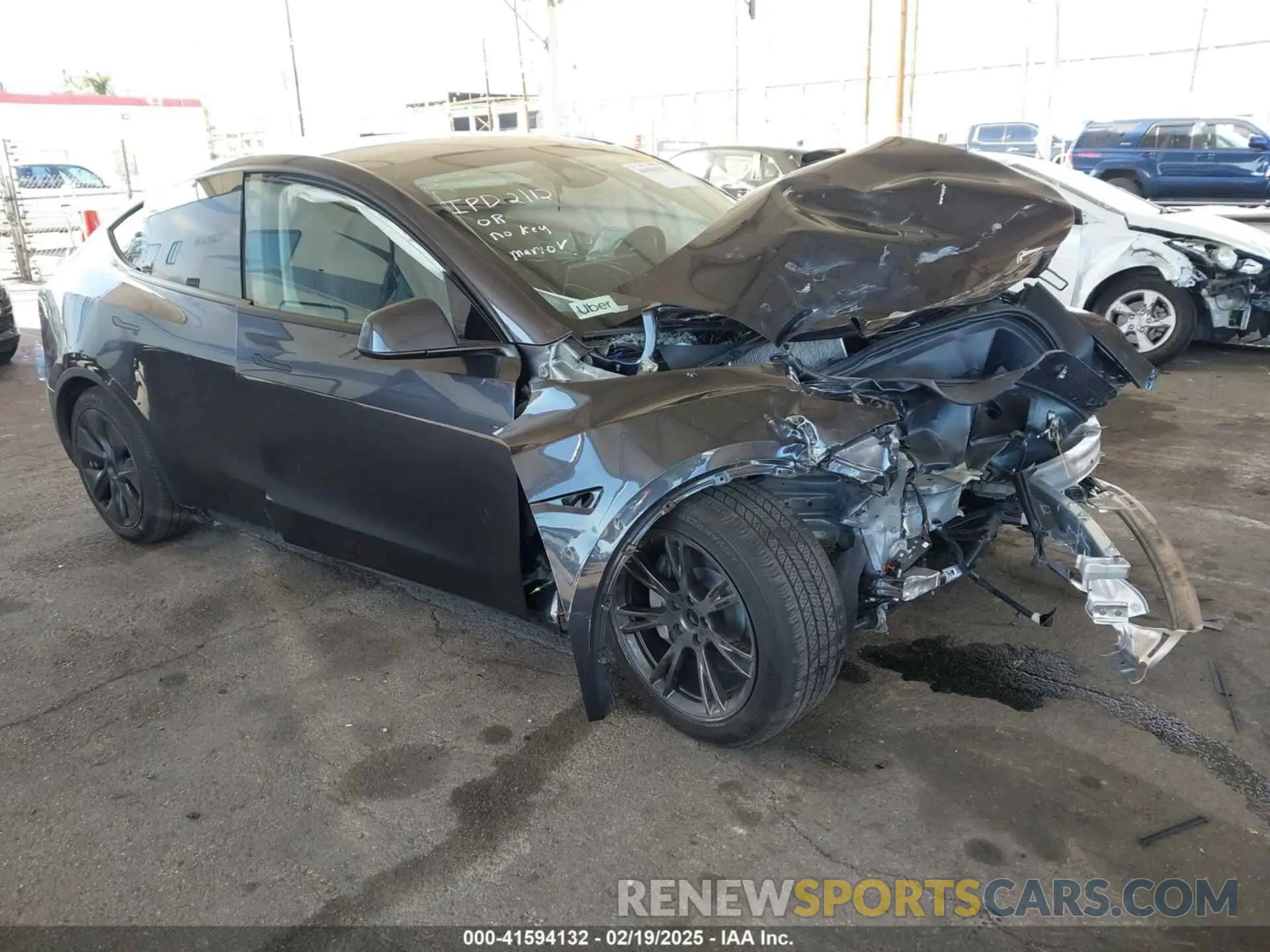 1 fotografías del automóvil dañado 7SAYGDED5RF194219 TESLA MODEL Y 2024
