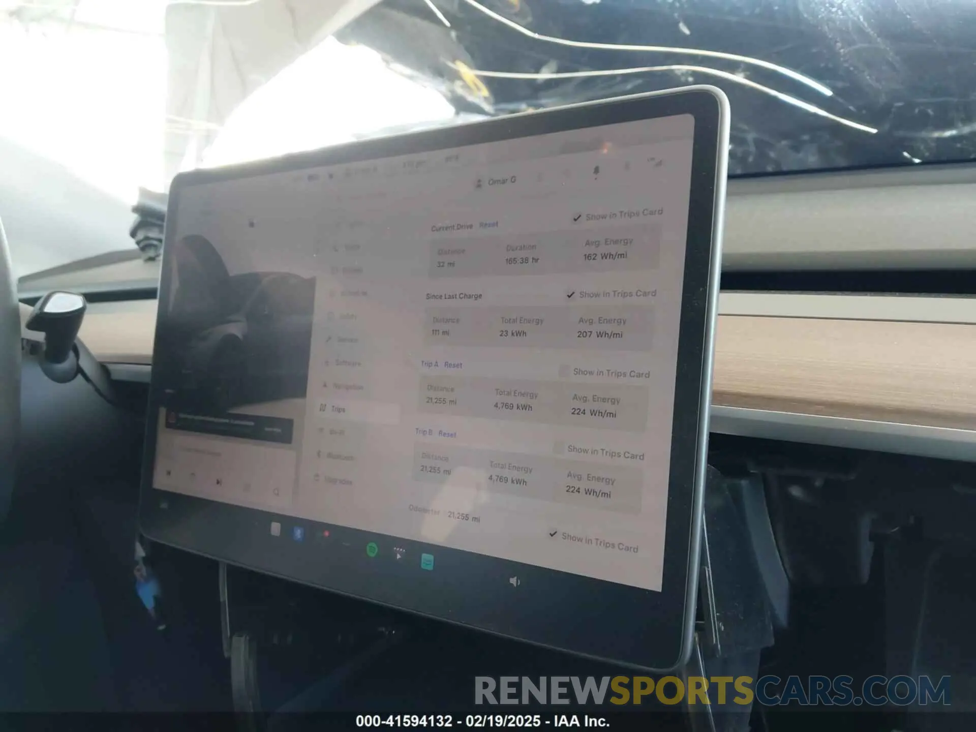 7 fotografías del automóvil dañado 7SAYGDED5RF194219 TESLA MODEL Y 2024