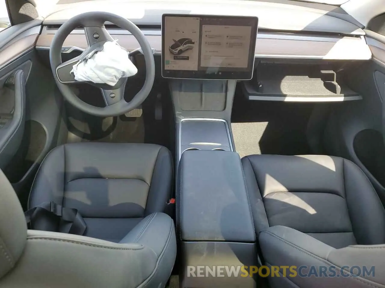 8 fotografías del automóvil dañado 7SAYGDED5RF196309 TESLA MODEL Y 2024