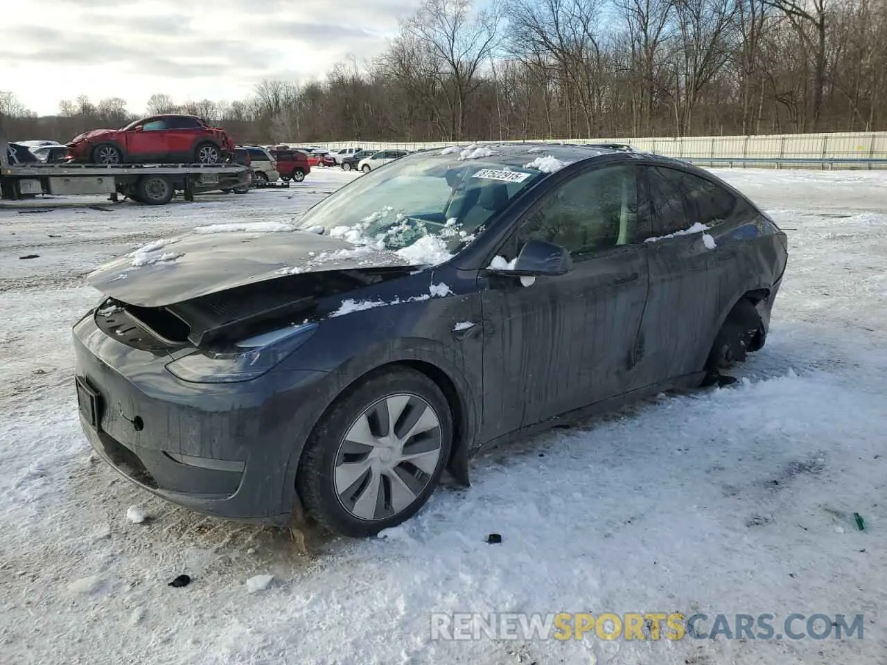 1 fotografías del automóvil dañado 7SAYGDED6RF014455 TESLA MODEL Y 2024