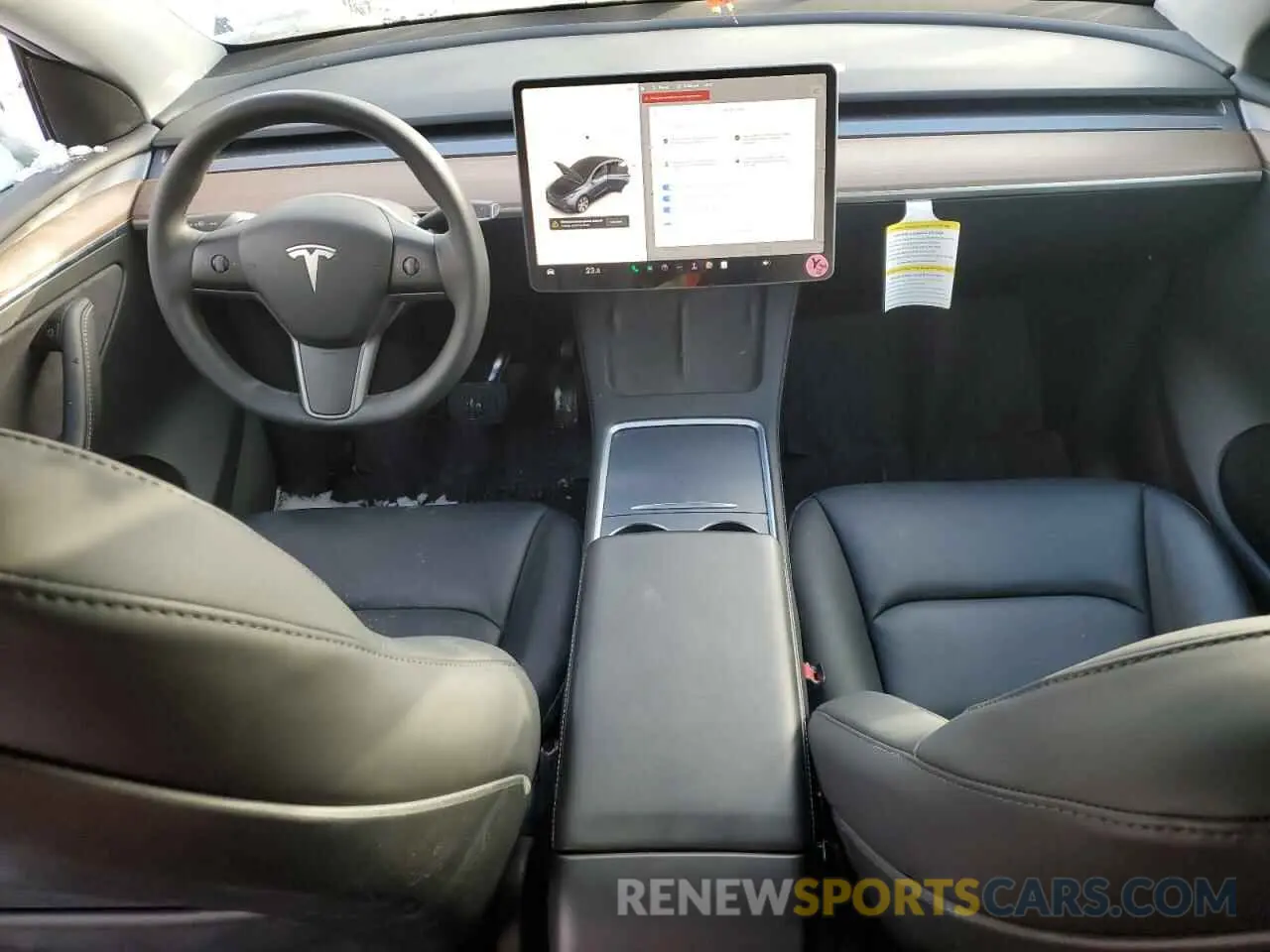 8 fotografías del automóvil dañado 7SAYGDED6RF014455 TESLA MODEL Y 2024