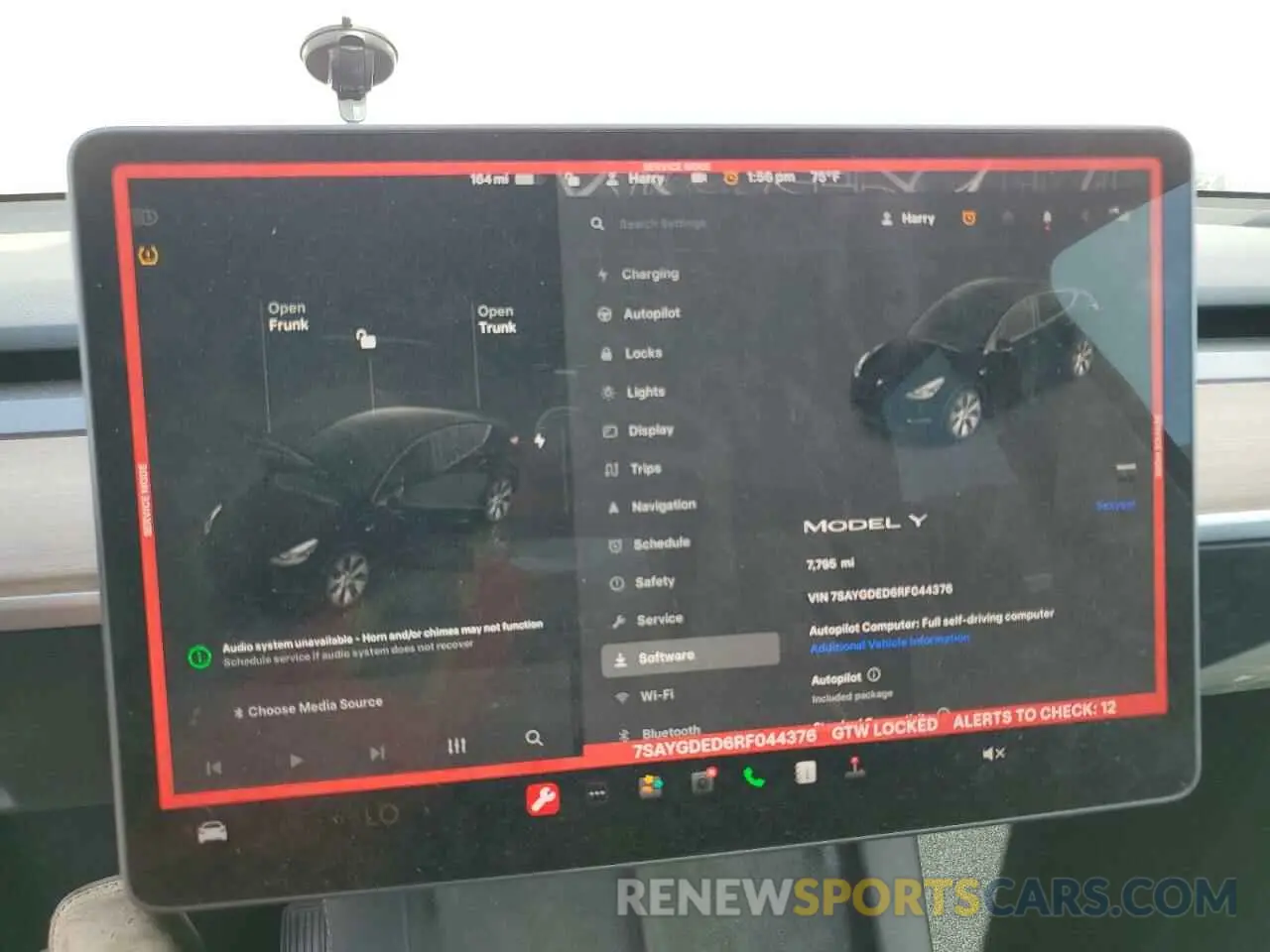 9 fotografías del automóvil dañado 7SAYGDED6RF044376 TESLA MODEL Y 2024