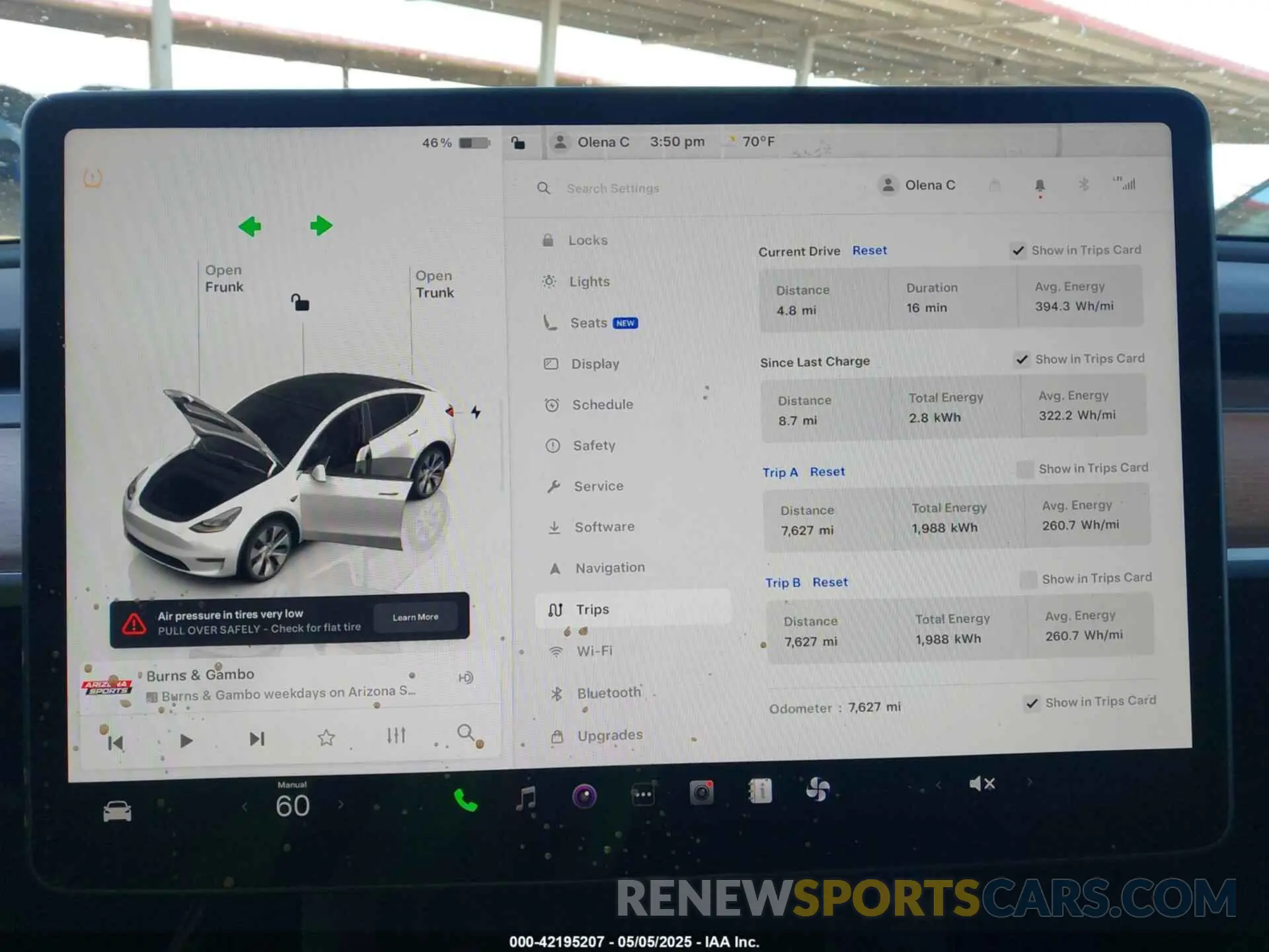 7 fotografías del automóvil dañado 7SAYGDED6RF056253 TESLA MODEL Y 2024