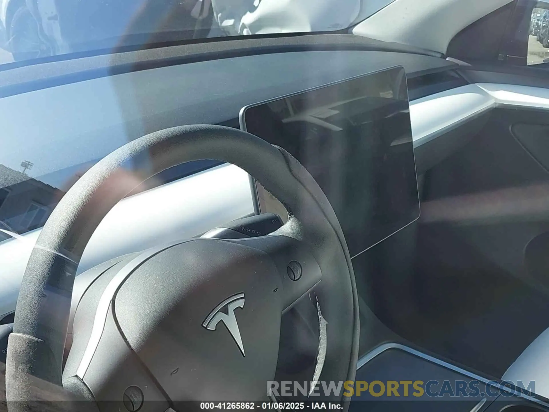 14 fotografías del automóvil dañado 7SAYGDED6RF152657 TESLA MODEL Y 2024