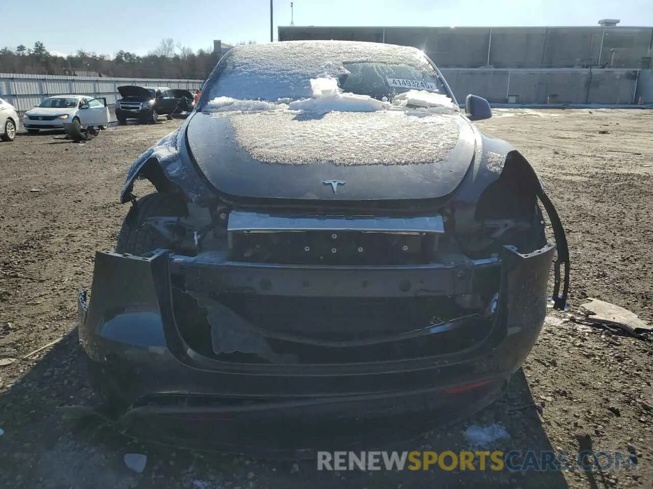 5 fotografías del automóvil dañado 7SAYGDED6RF161715 TESLA MODEL Y 2024