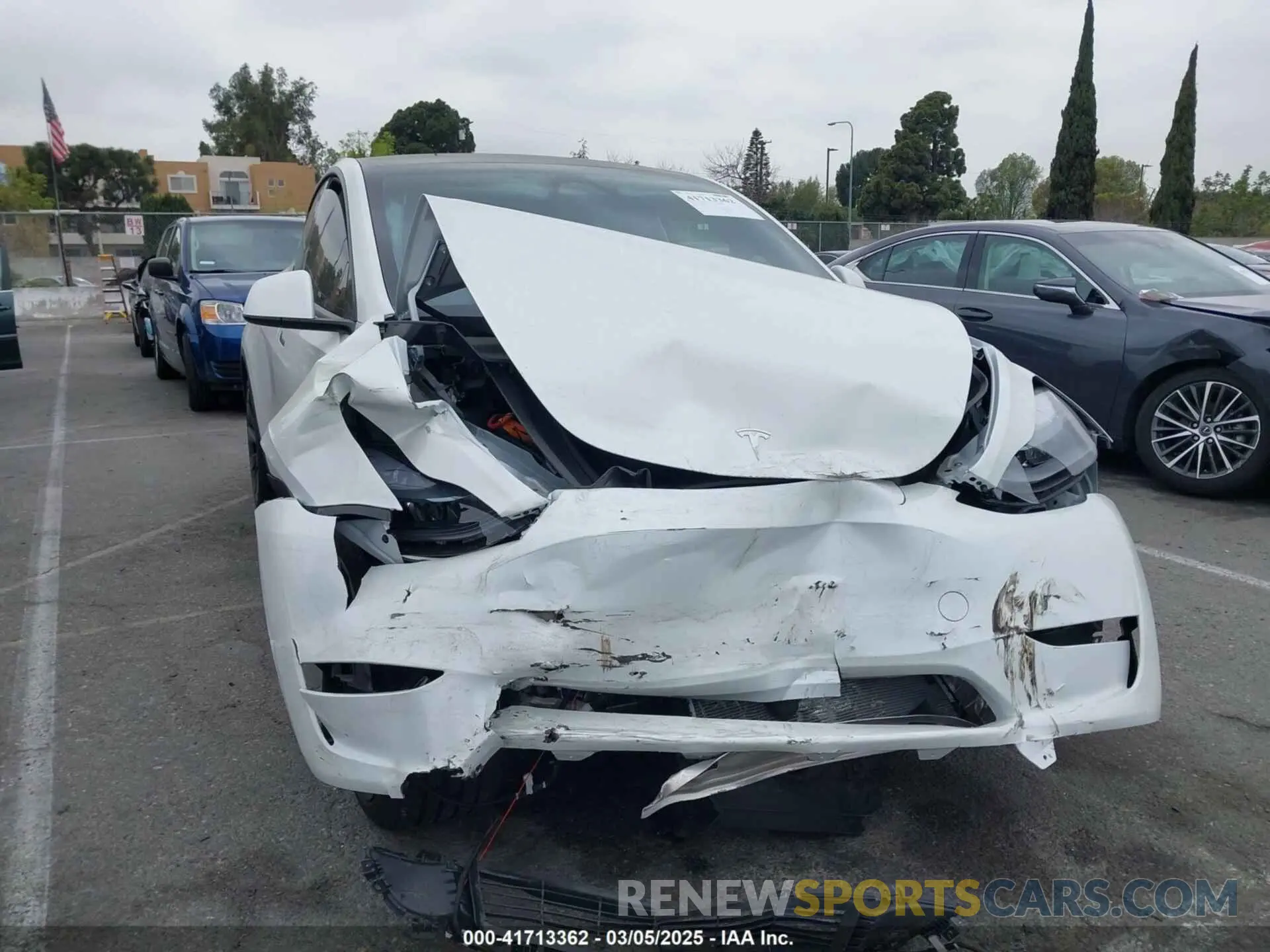 1 fotografías del automóvil dañado 7SAYGDED6RF166543 TESLA MODEL Y 2024