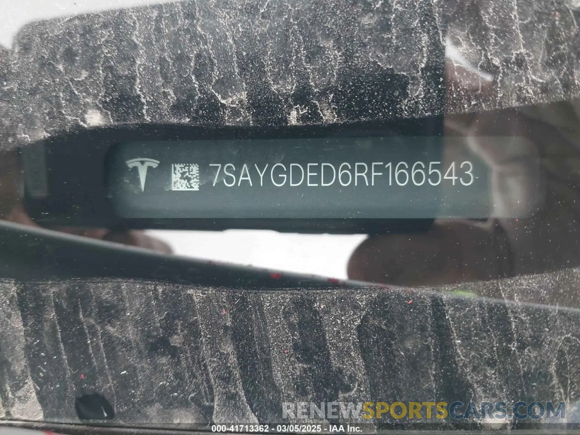 9 fotografías del automóvil dañado 7SAYGDED6RF166543 TESLA MODEL Y 2024