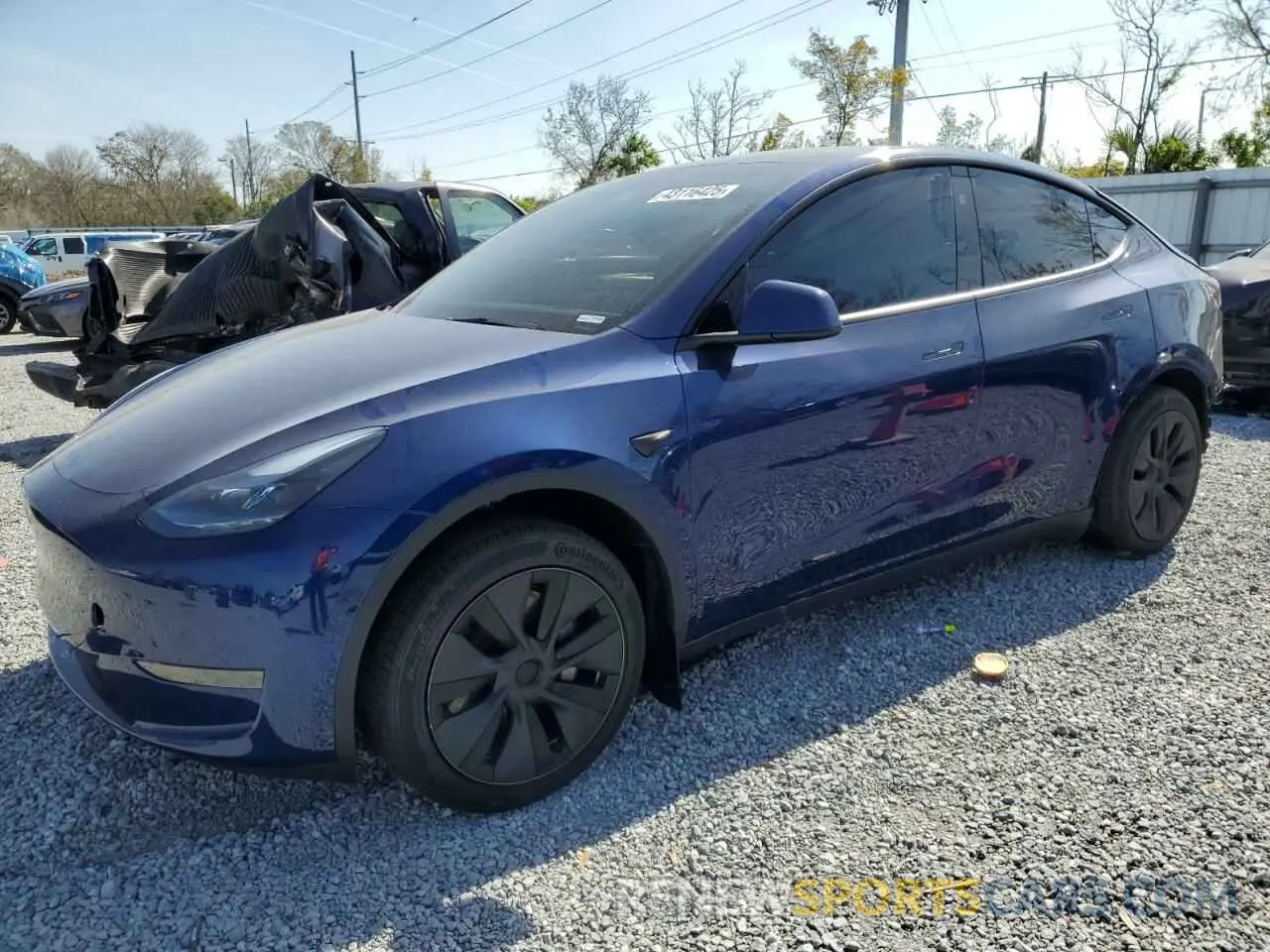 1 fotografías del automóvil dañado 7SAYGDED6RF170446 TESLA MODEL Y 2024