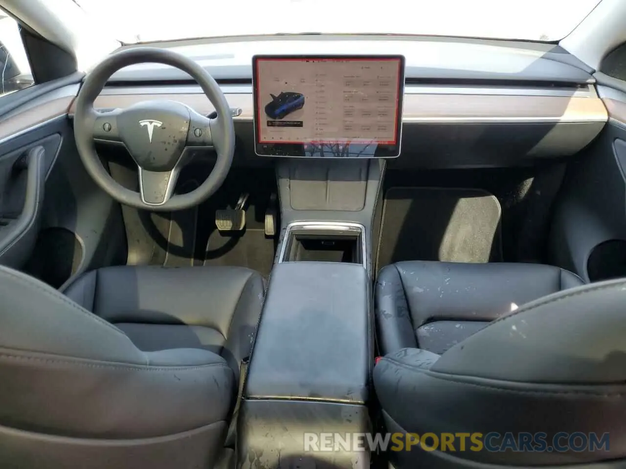 8 fotografías del automóvil dañado 7SAYGDED6RF170446 TESLA MODEL Y 2024