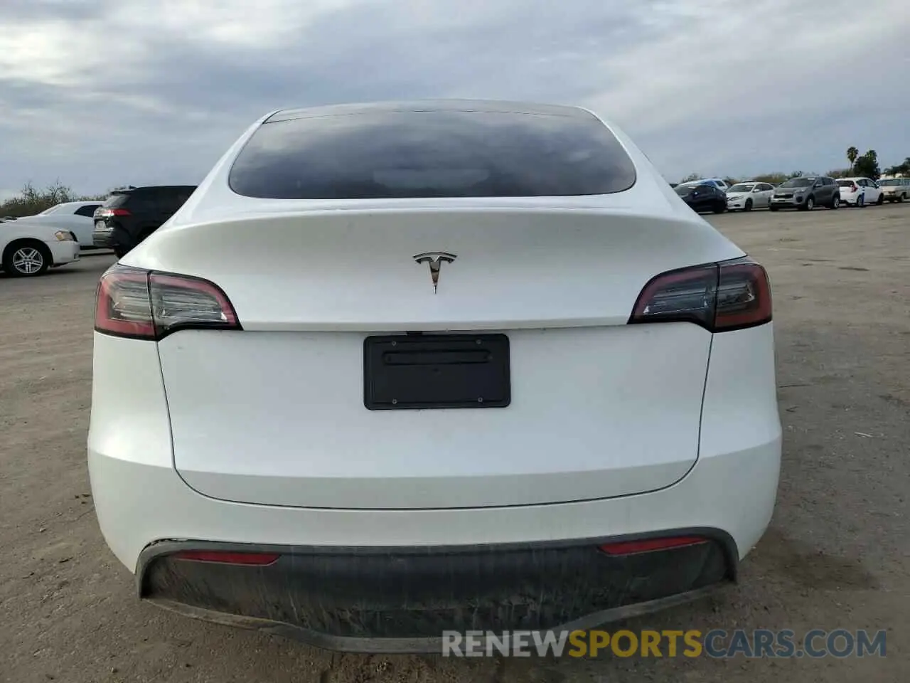 6 fotografías del automóvil dañado 7SAYGDED7RF026100 TESLA MODEL Y 2024