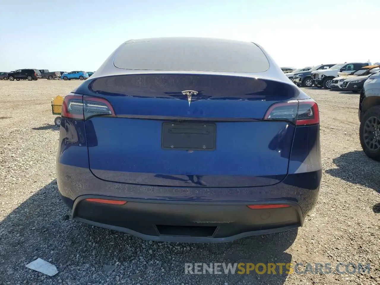 6 fotografías del automóvil dañado 7SAYGDED7RF043835 TESLA MODEL Y 2024