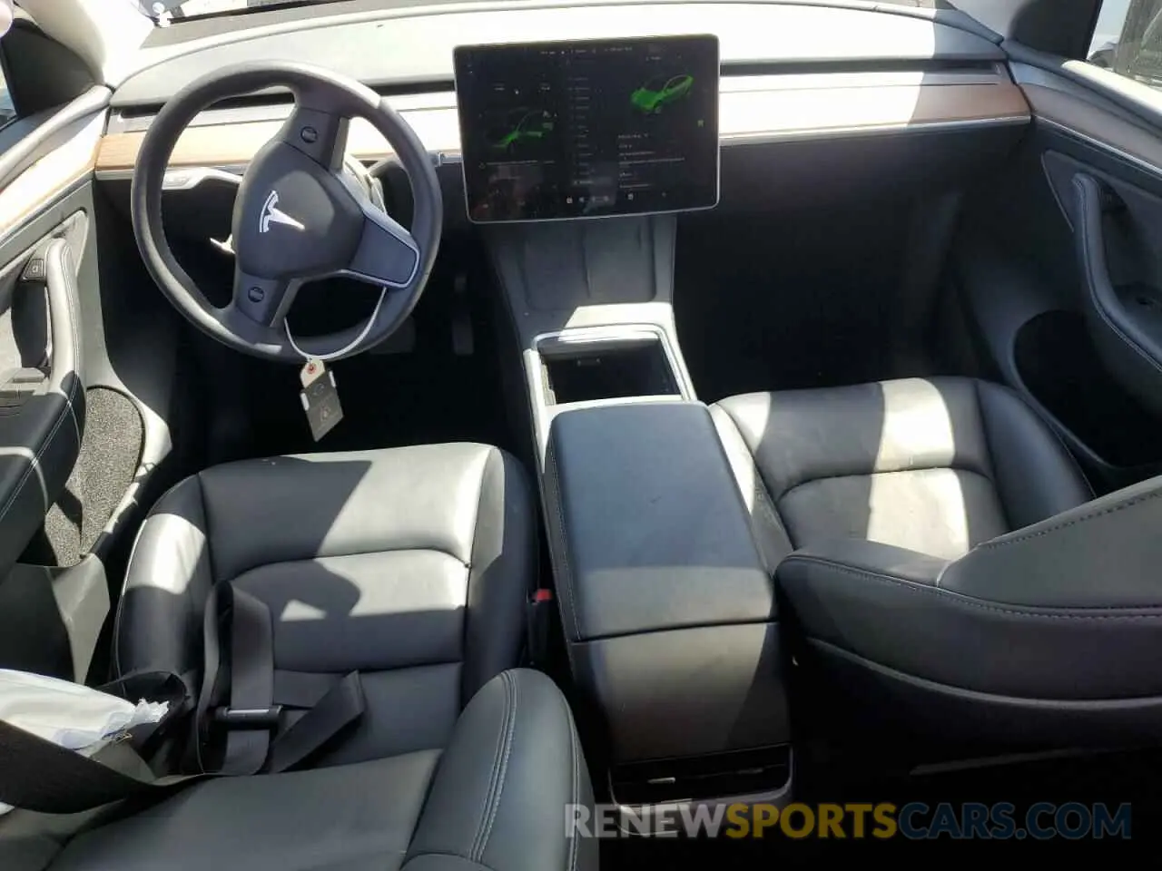 8 fotografías del automóvil dañado 7SAYGDED7RF074101 TESLA MODEL Y 2024